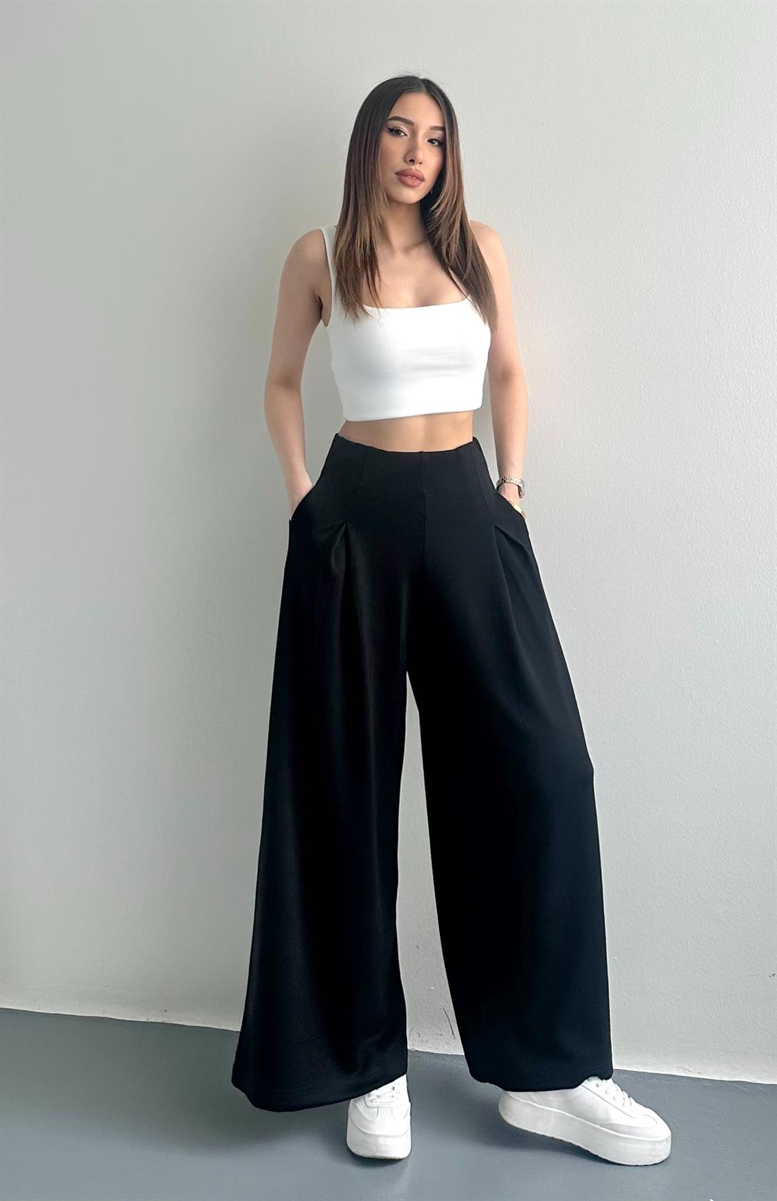 Körüklü Eşofman Altı SİYAH