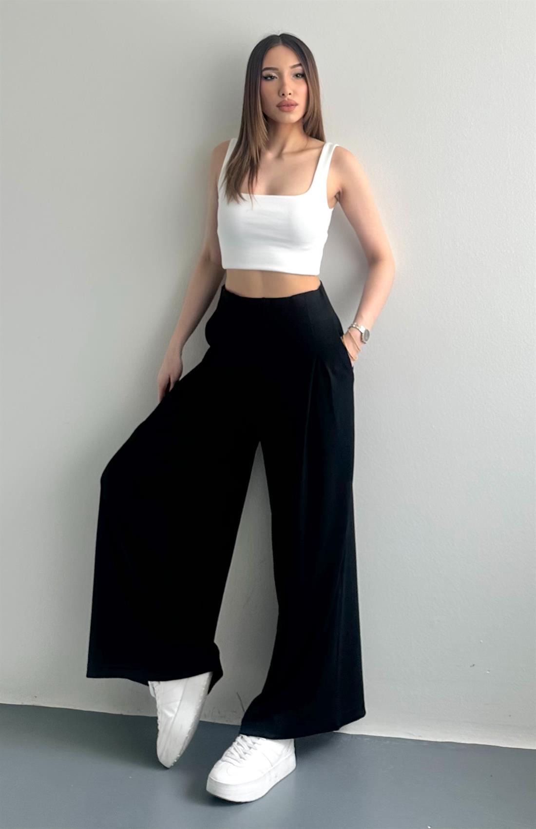 Körüklü Eşofman Altı SİYAH