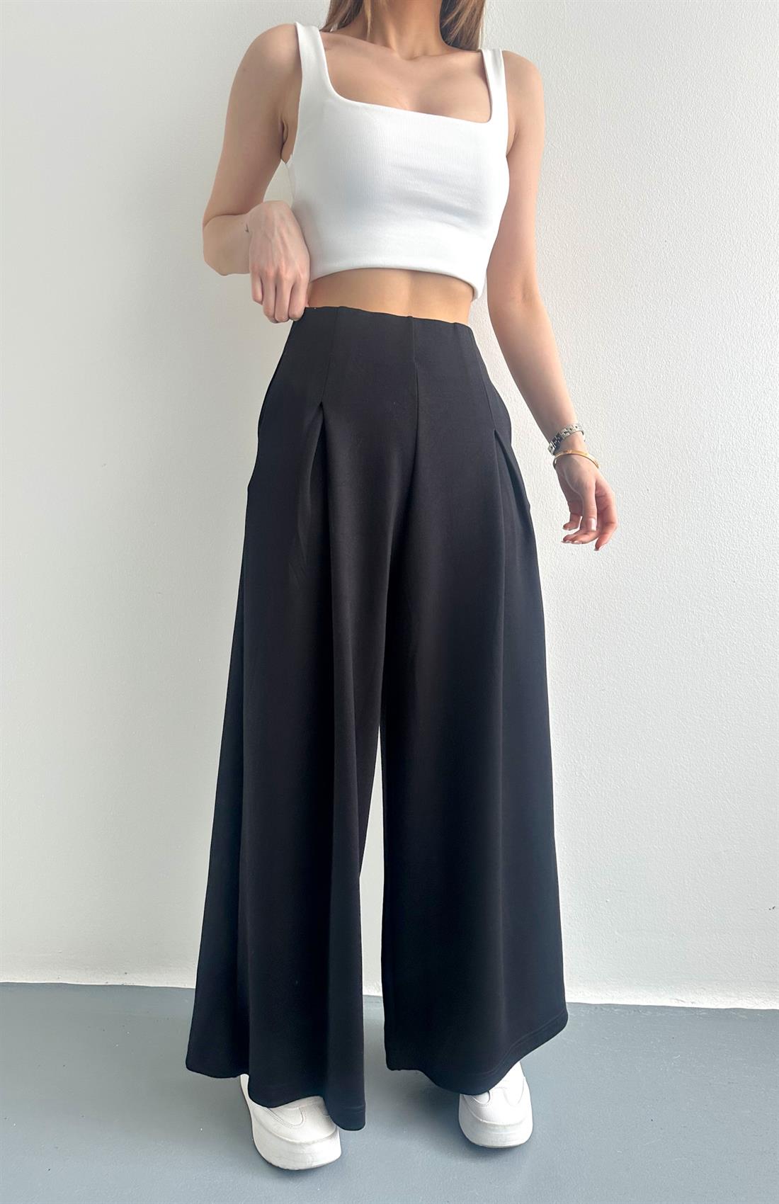 Körüklü Eşofman Altı SİYAH