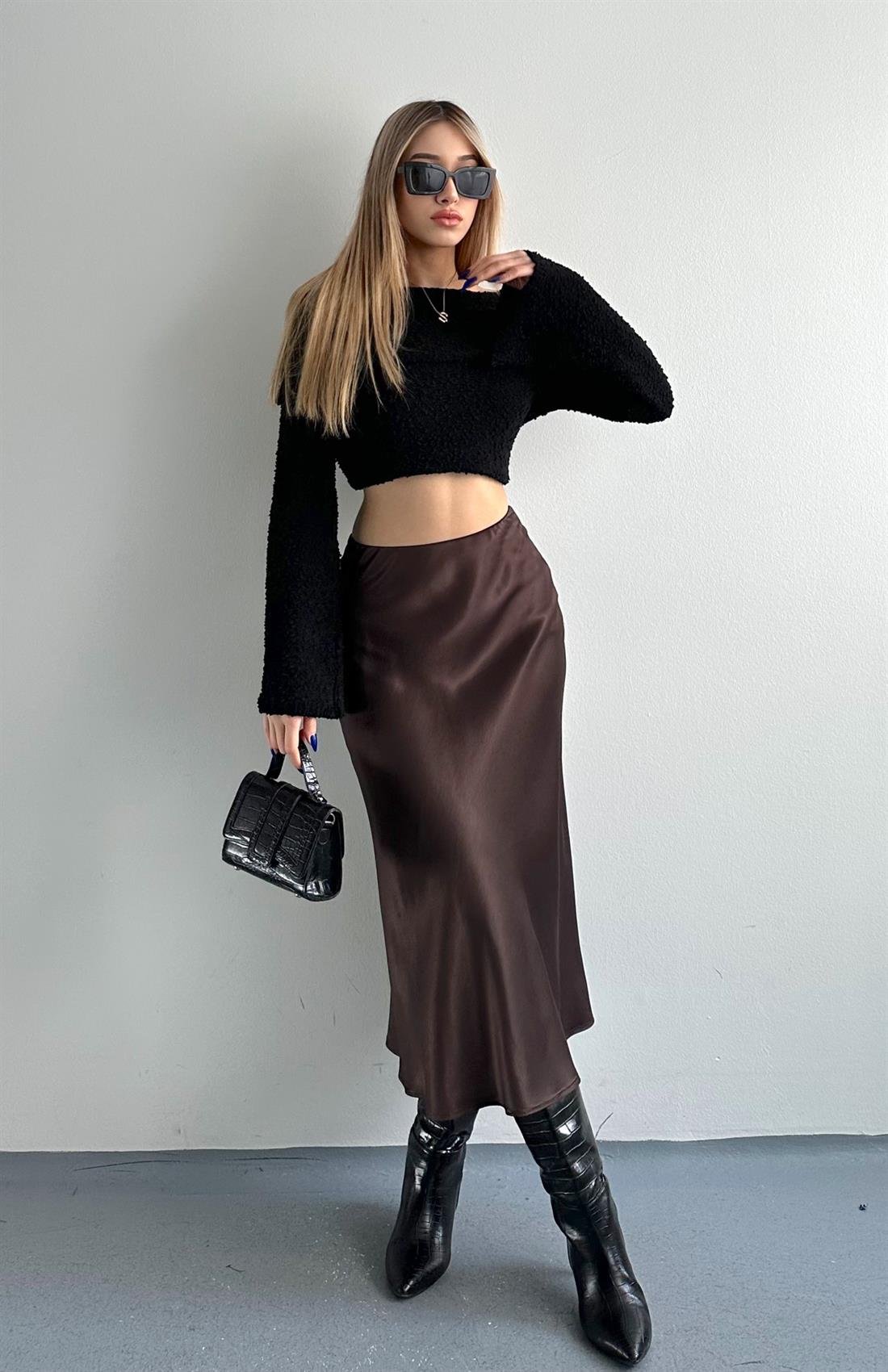 Verev Saten Etek A.KAHVE