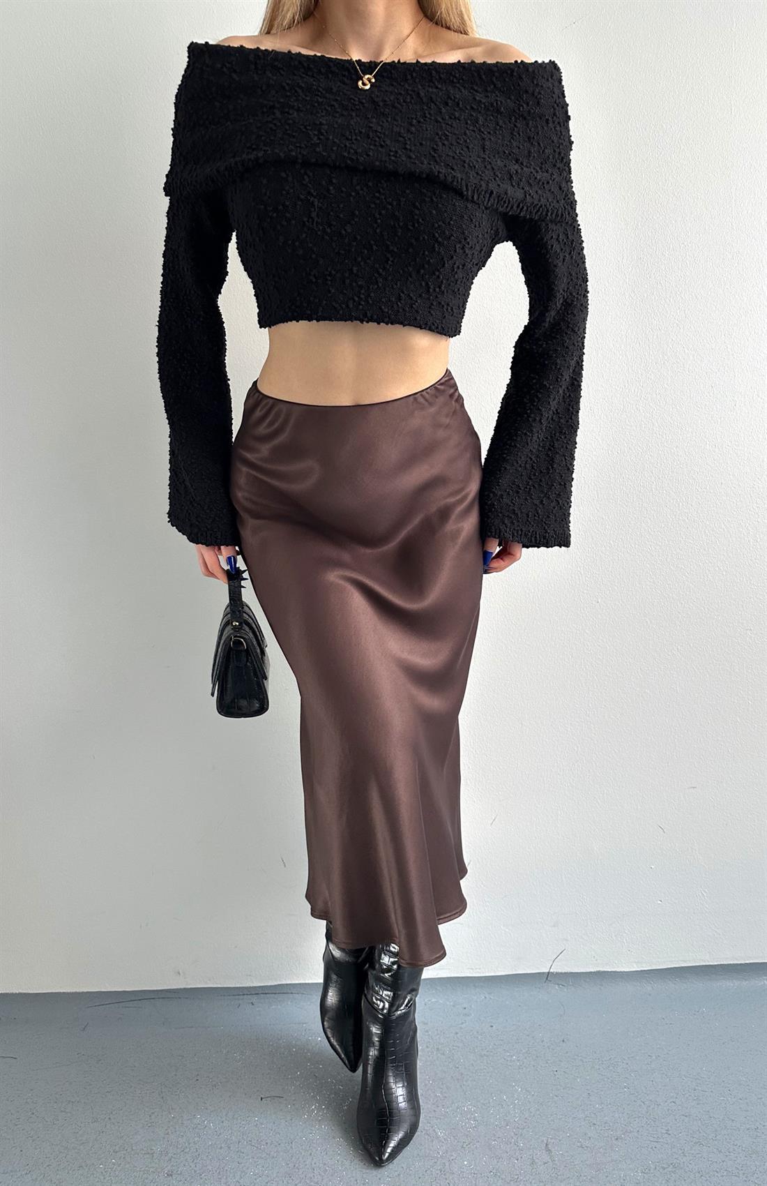 Verev Saten Etek A.KAHVE