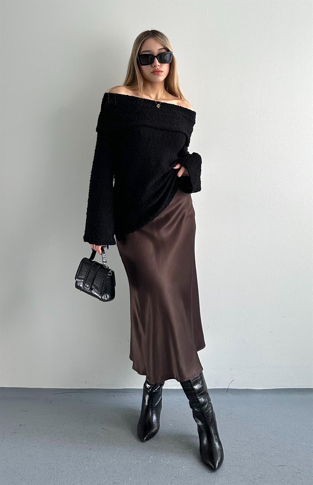 Verev Saten Etek A.KAHVE