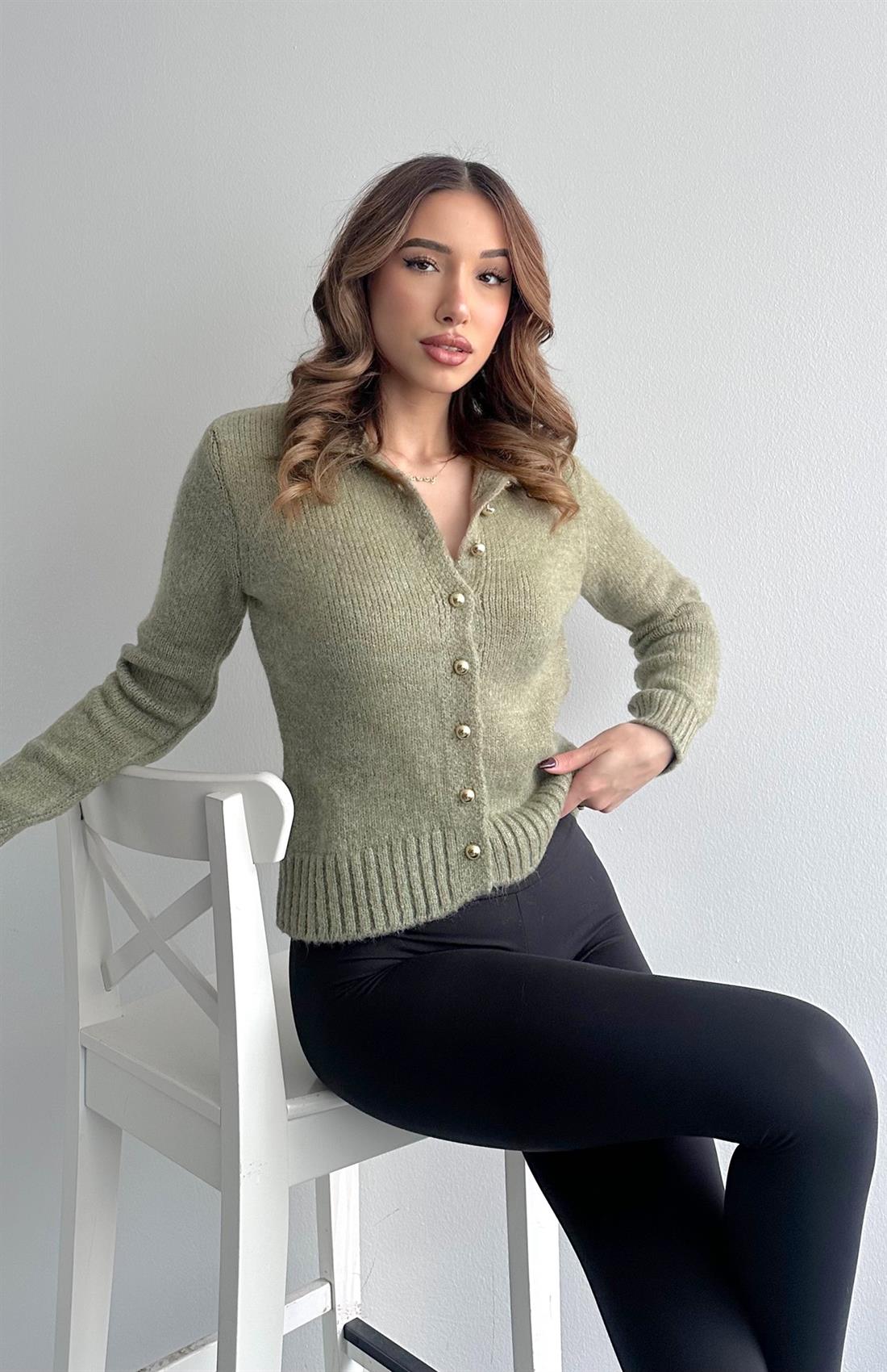 Boğazli Hırka A.YEŞİL