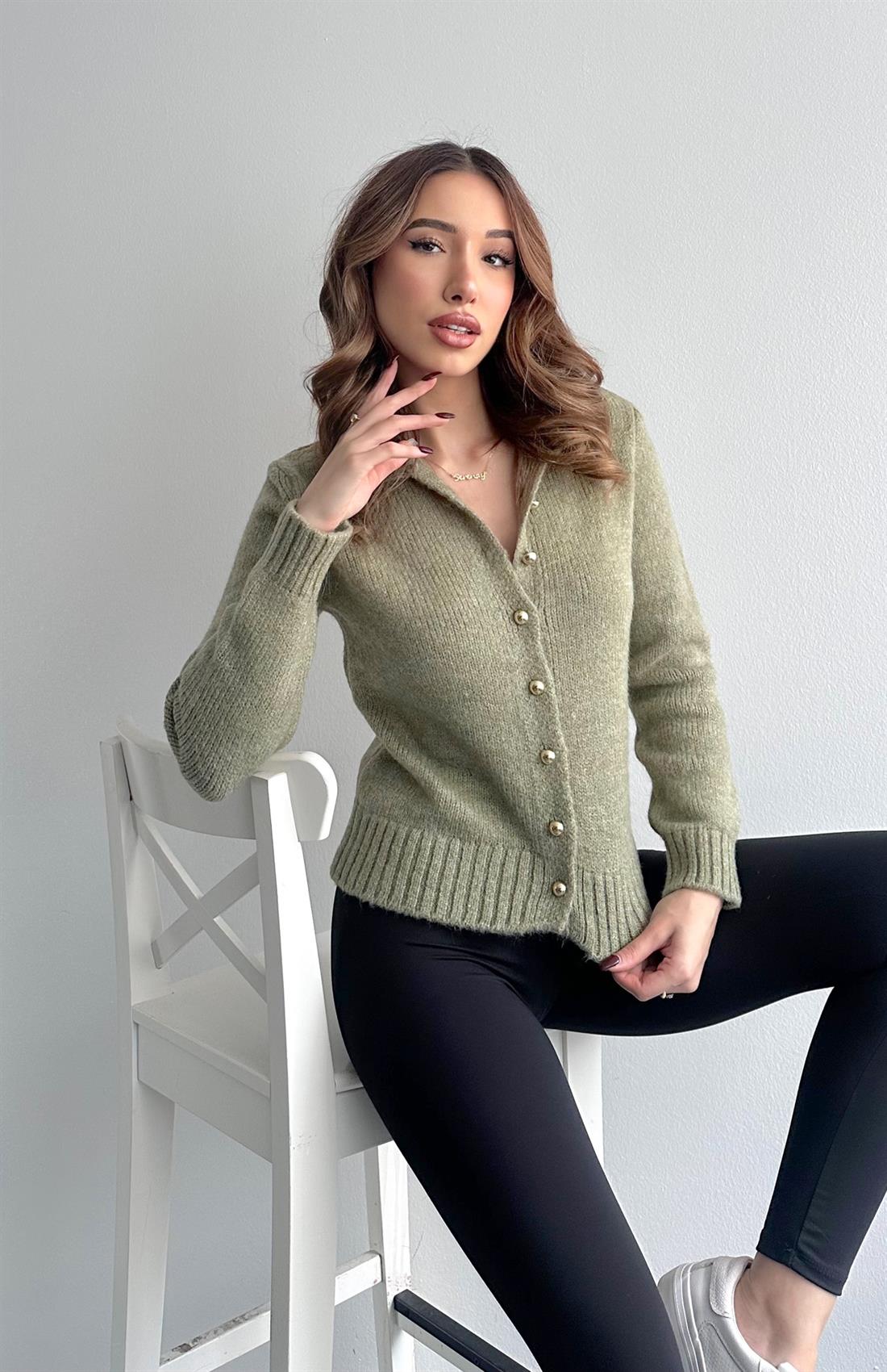 Boğazli Hırka A.YEŞİL