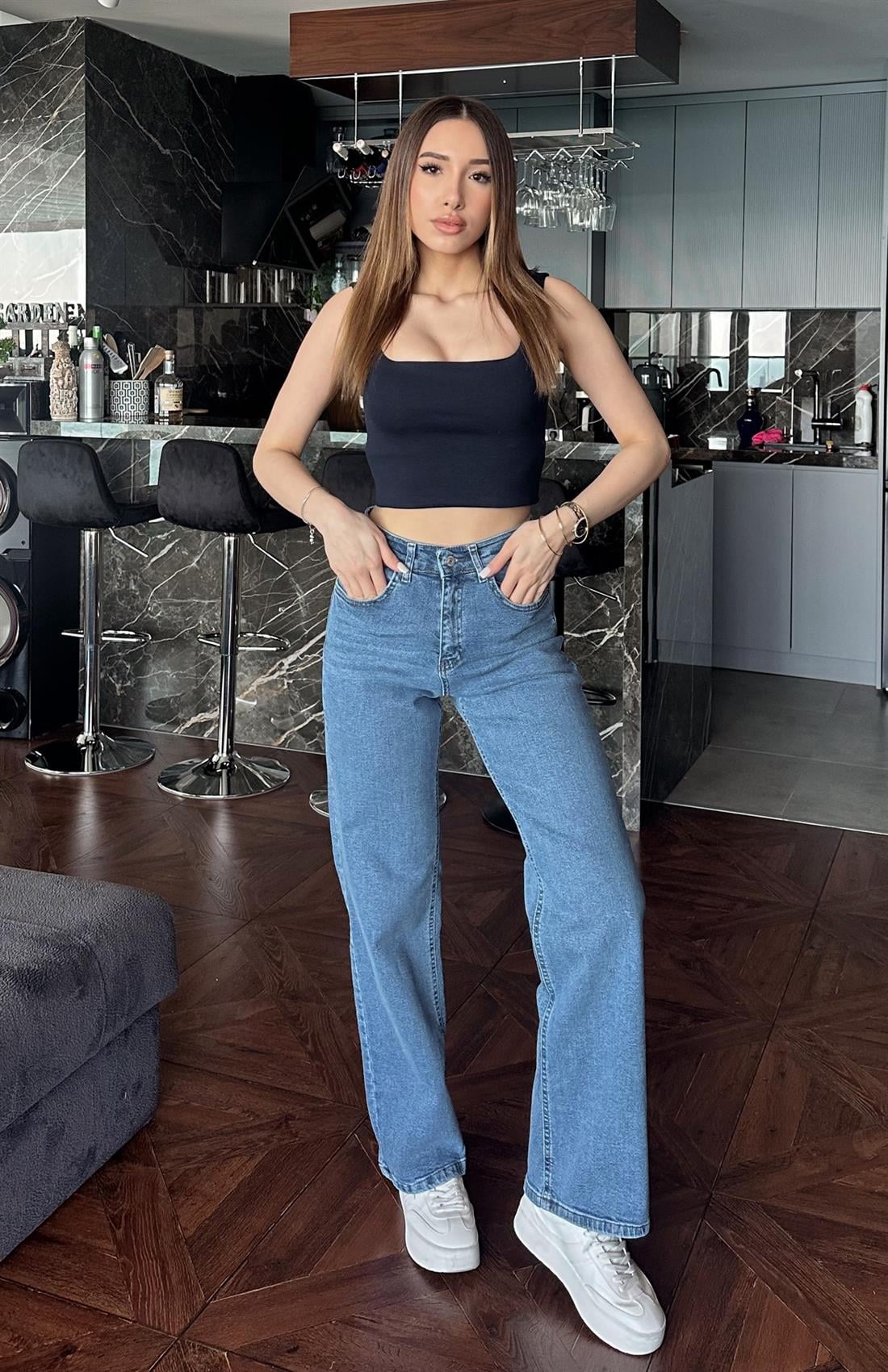 Bol Paça Pantolon A.MAVİ