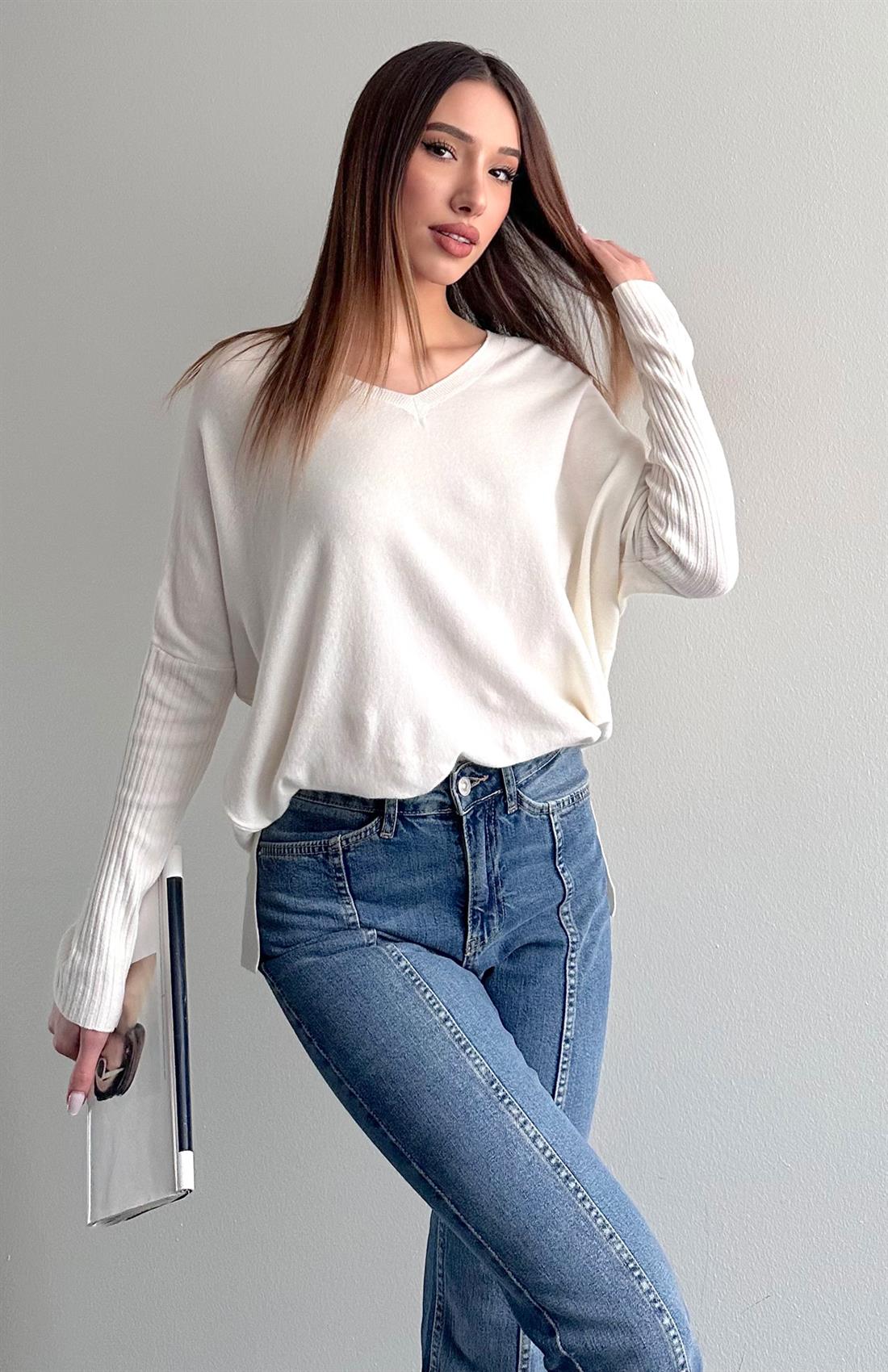 V Yaka Kaşmir Kazak EKRU