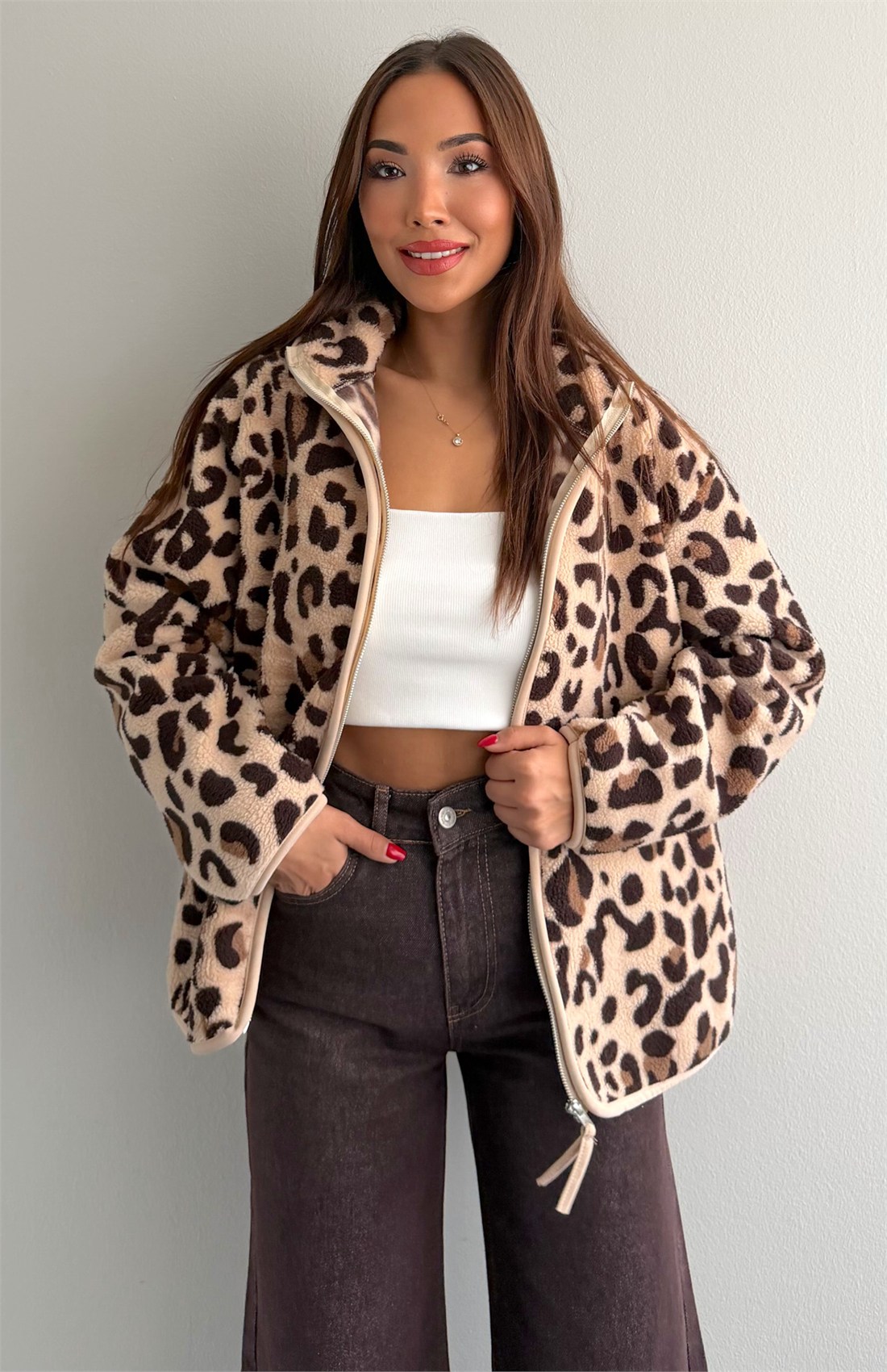 Leopar Desen  Polar Mont BEJ