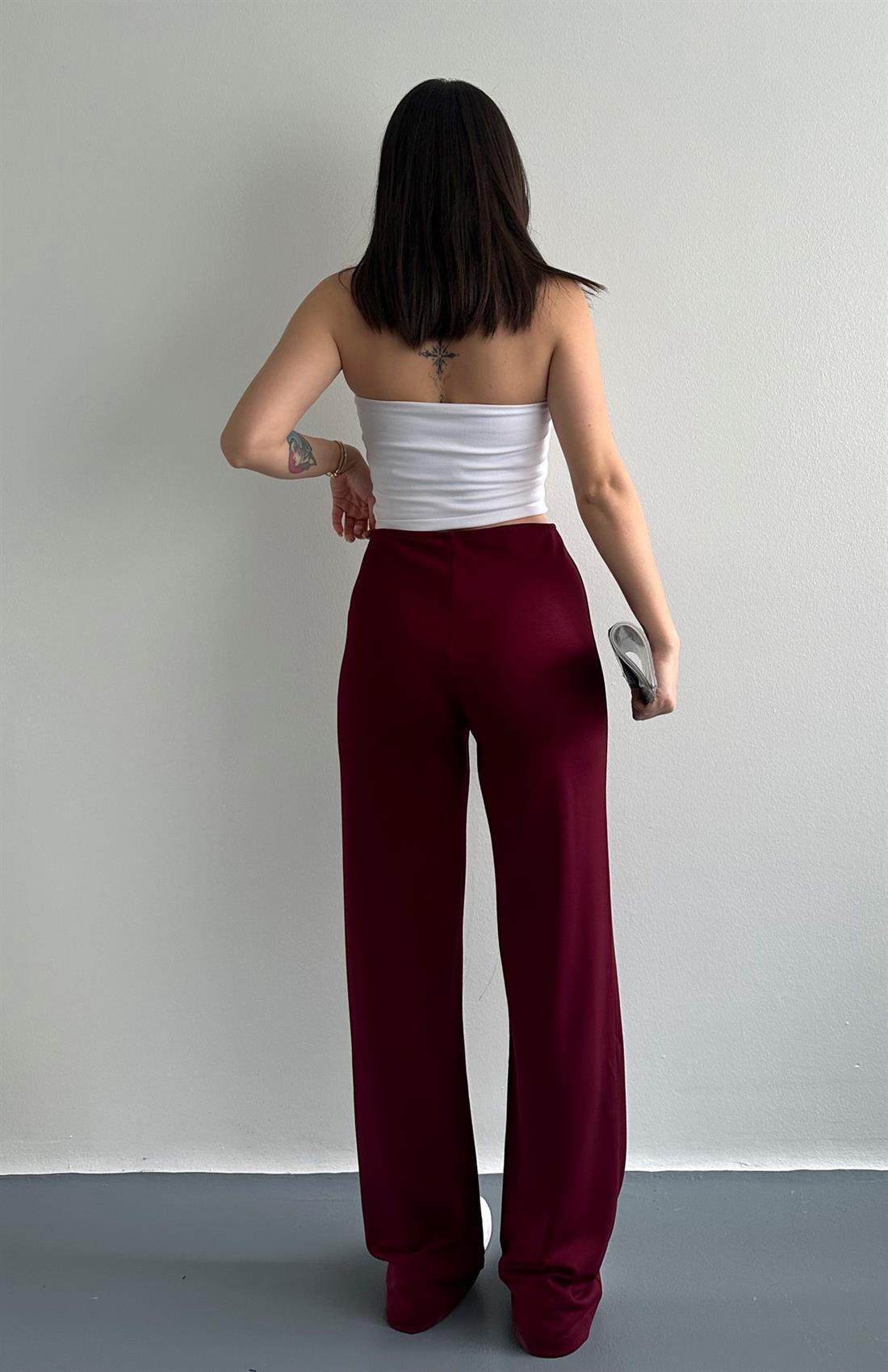 Çımalı Modal Pantolon BORDO