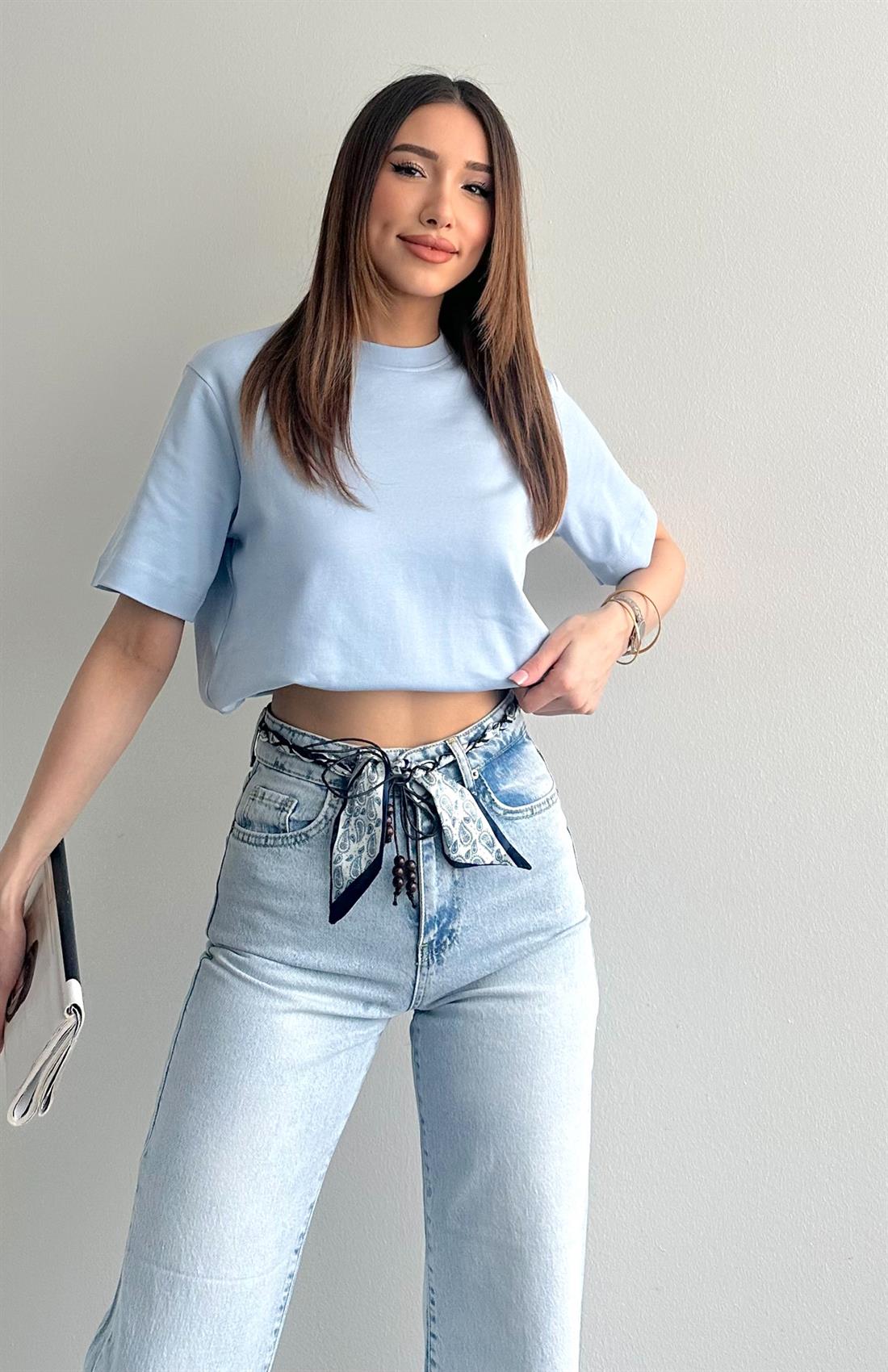 Cos Kısa Kol Tshırt B.MAVİ