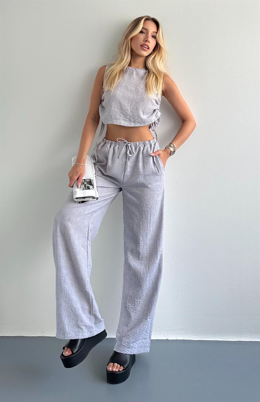 Bluz Pantolon Takım GRİ