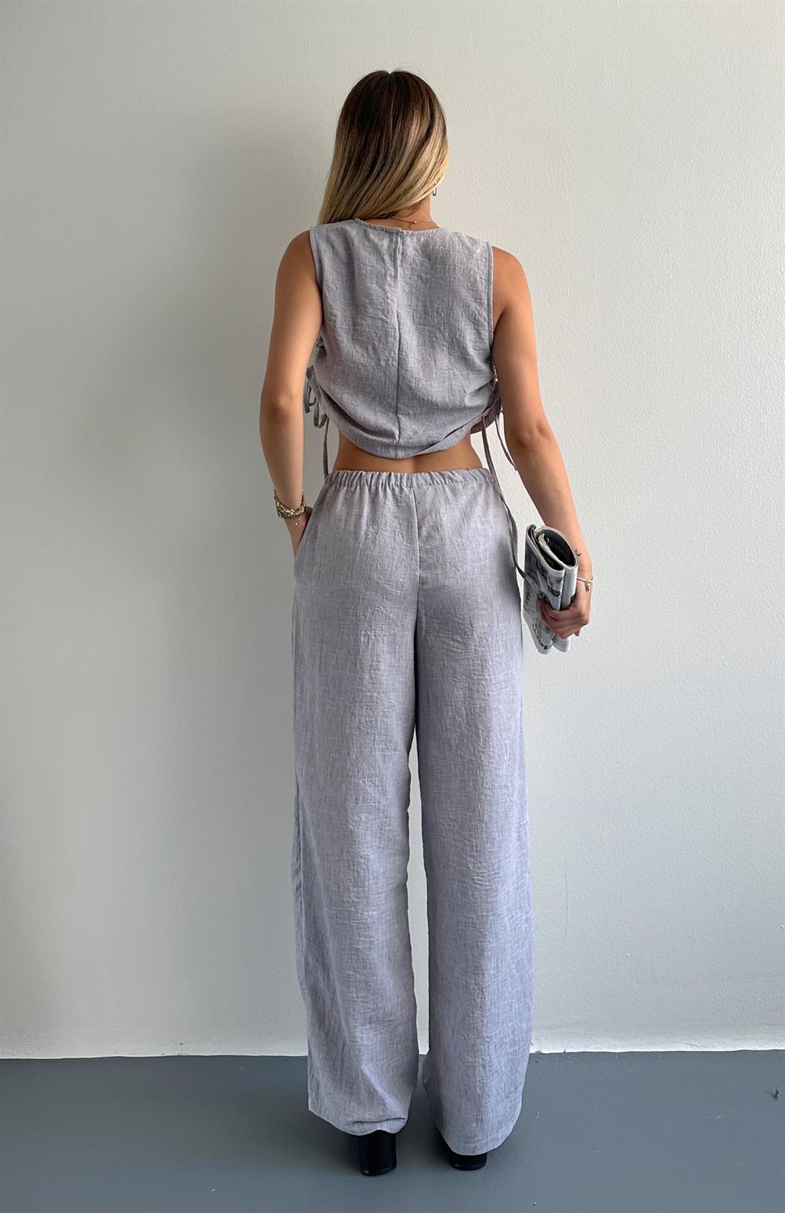 Bluz Pantolon Takım GRİ