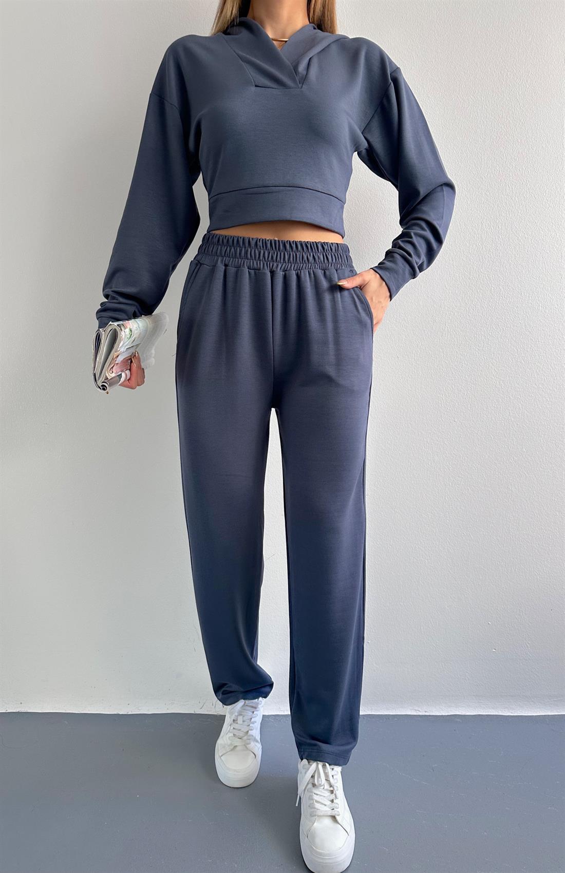 Kapşonlu Takım ANTRASİT