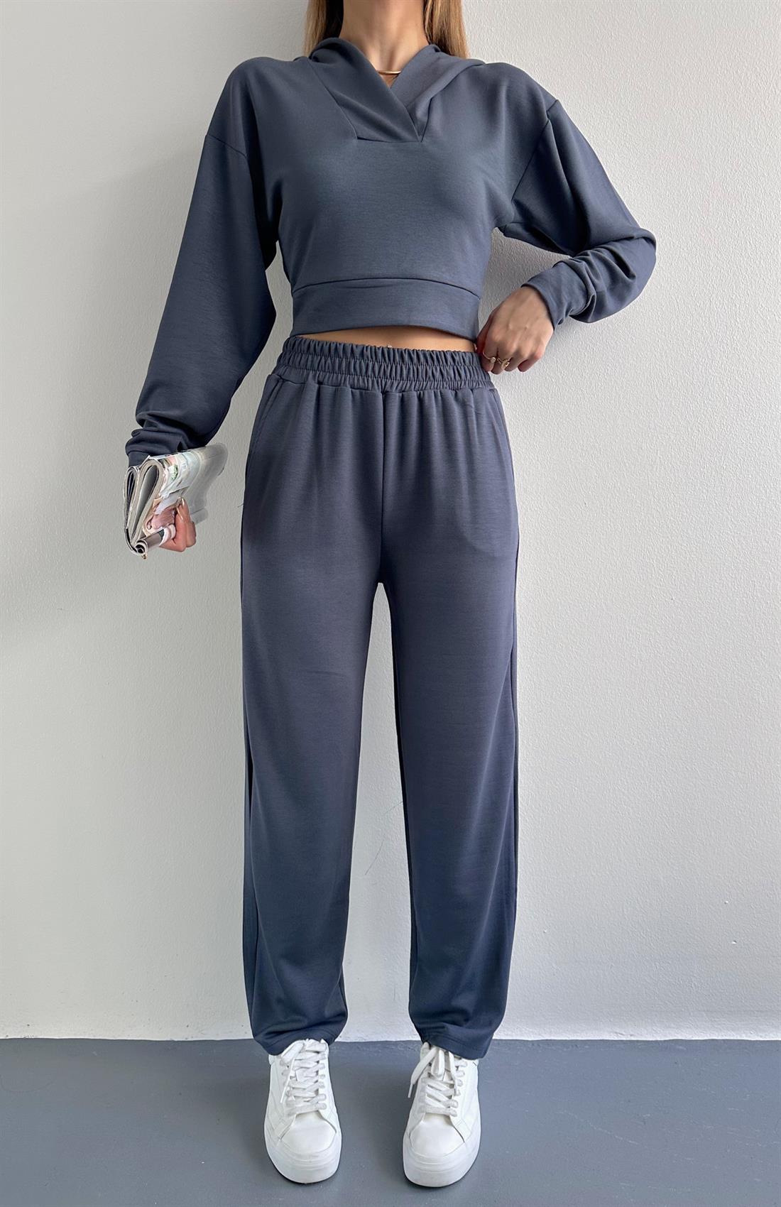 Kapşonlu Takım ANTRASİT