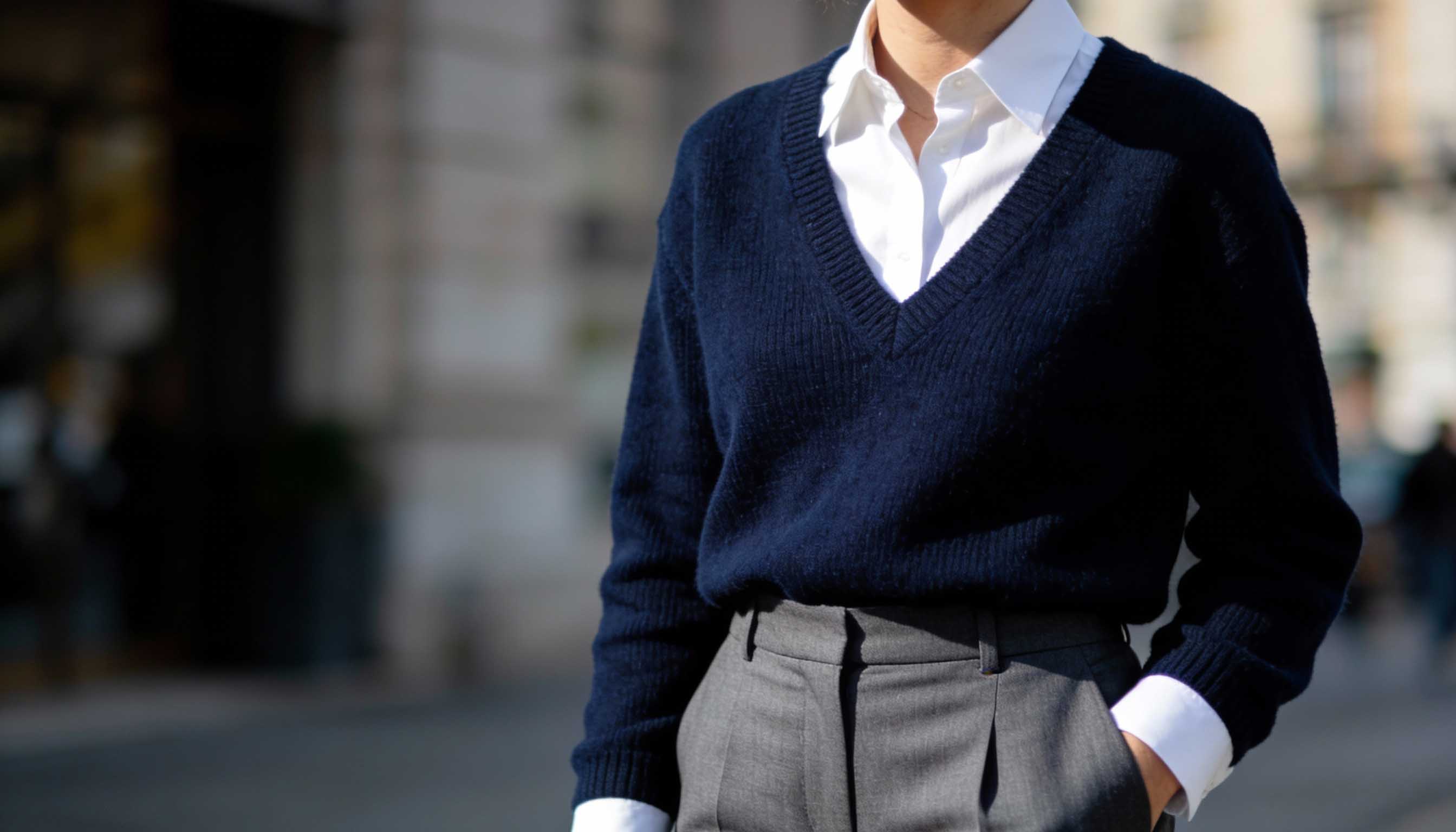 Gömlek Üstü Süveter Modası