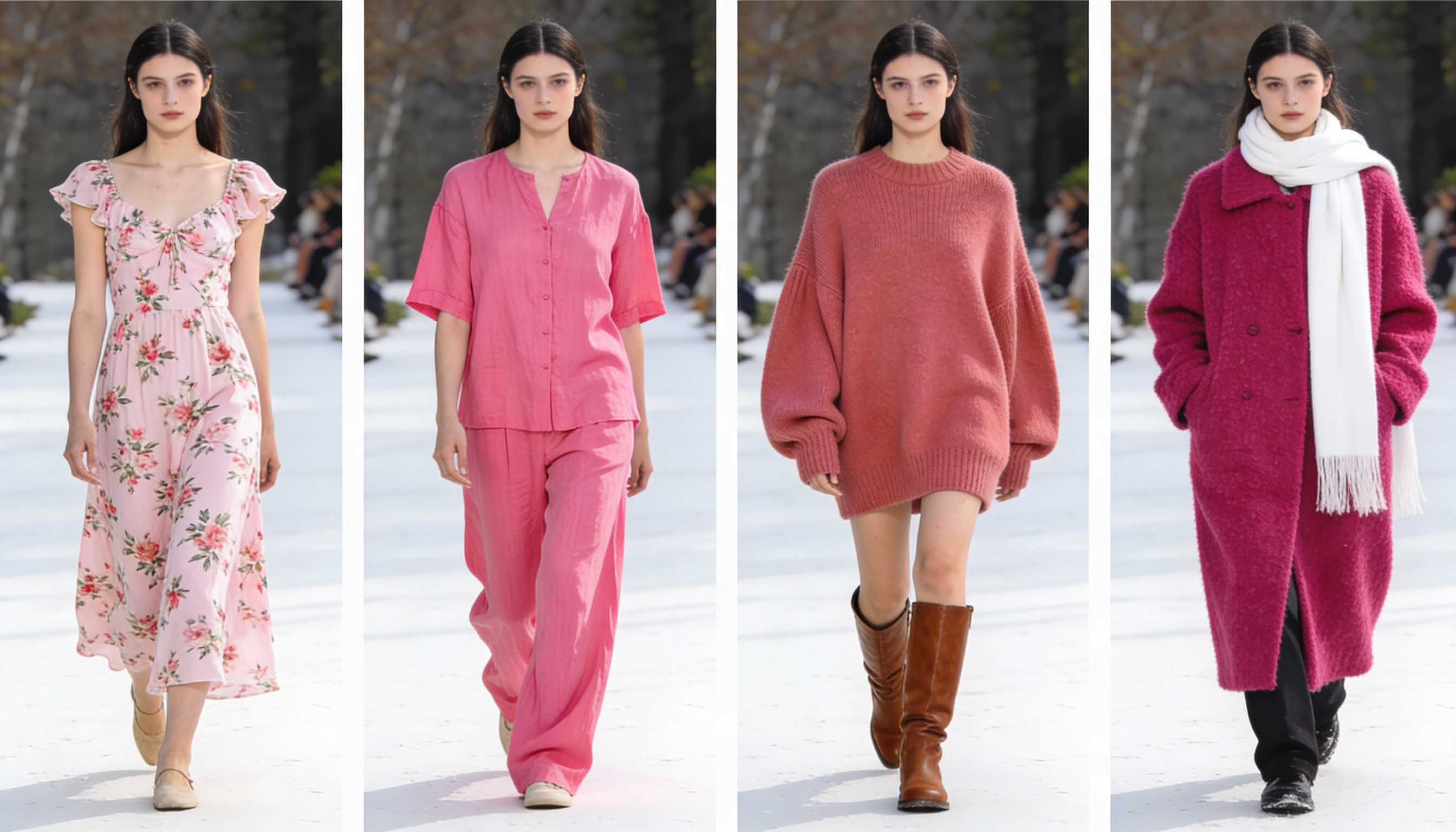 mevsimine göre pembe kombinleri nasıl yapılır