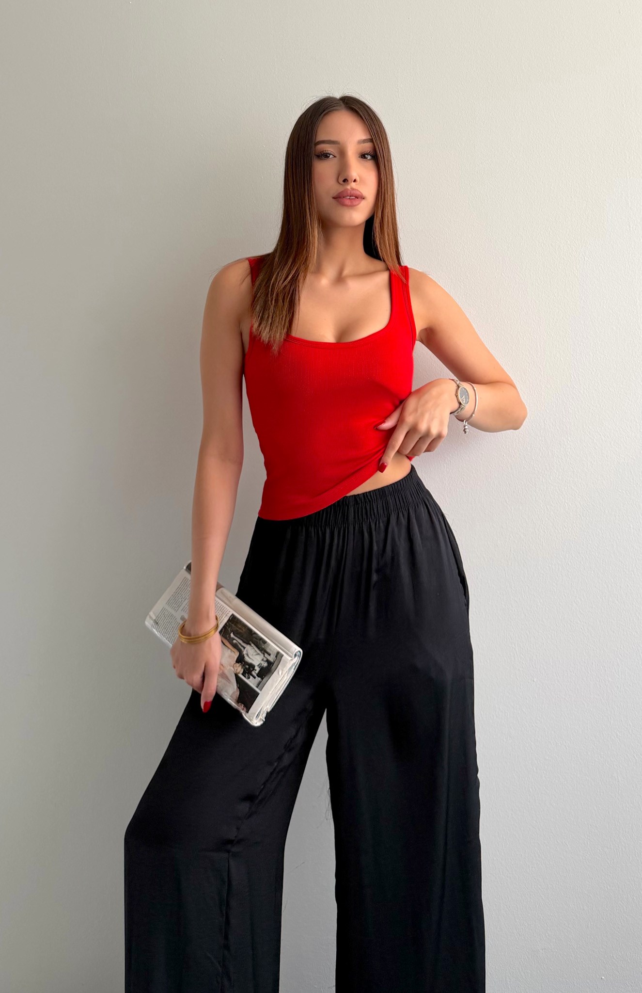 Bra-Free Atlet KIRMIZI