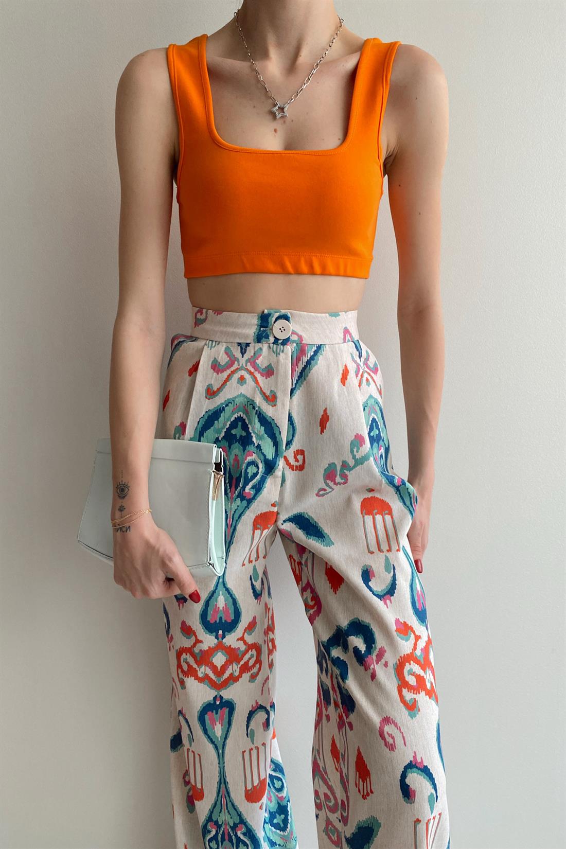 Crop Top Atlet ORANCE