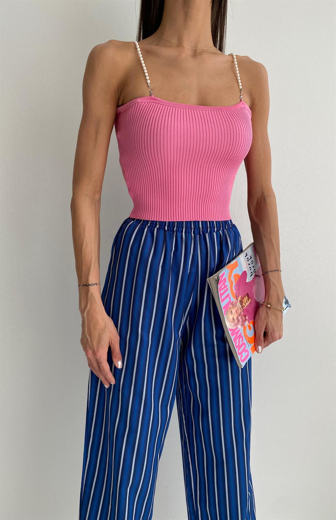 İnci Askılı Atlet PEMBE