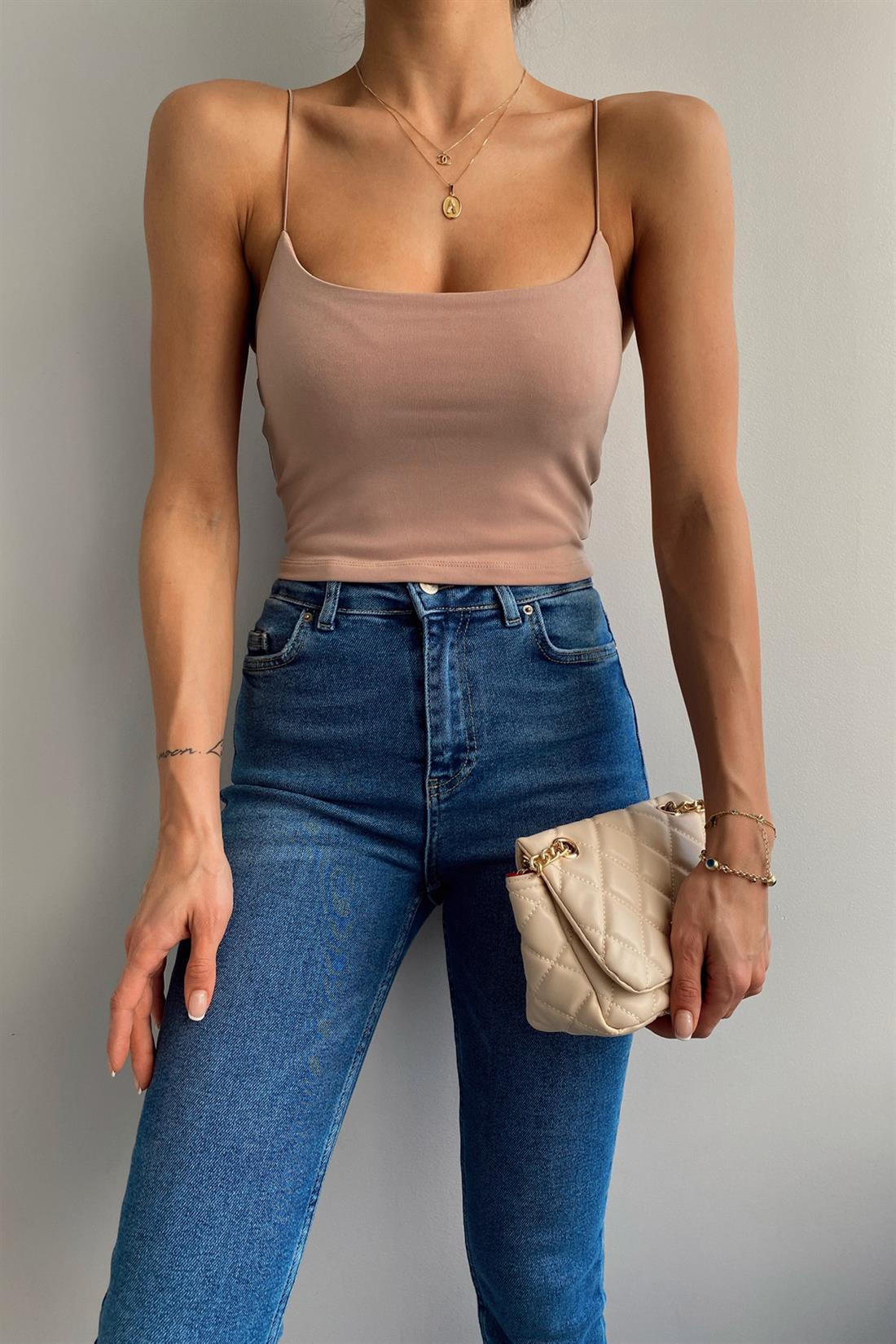 İp Askılı Atlet BEJ