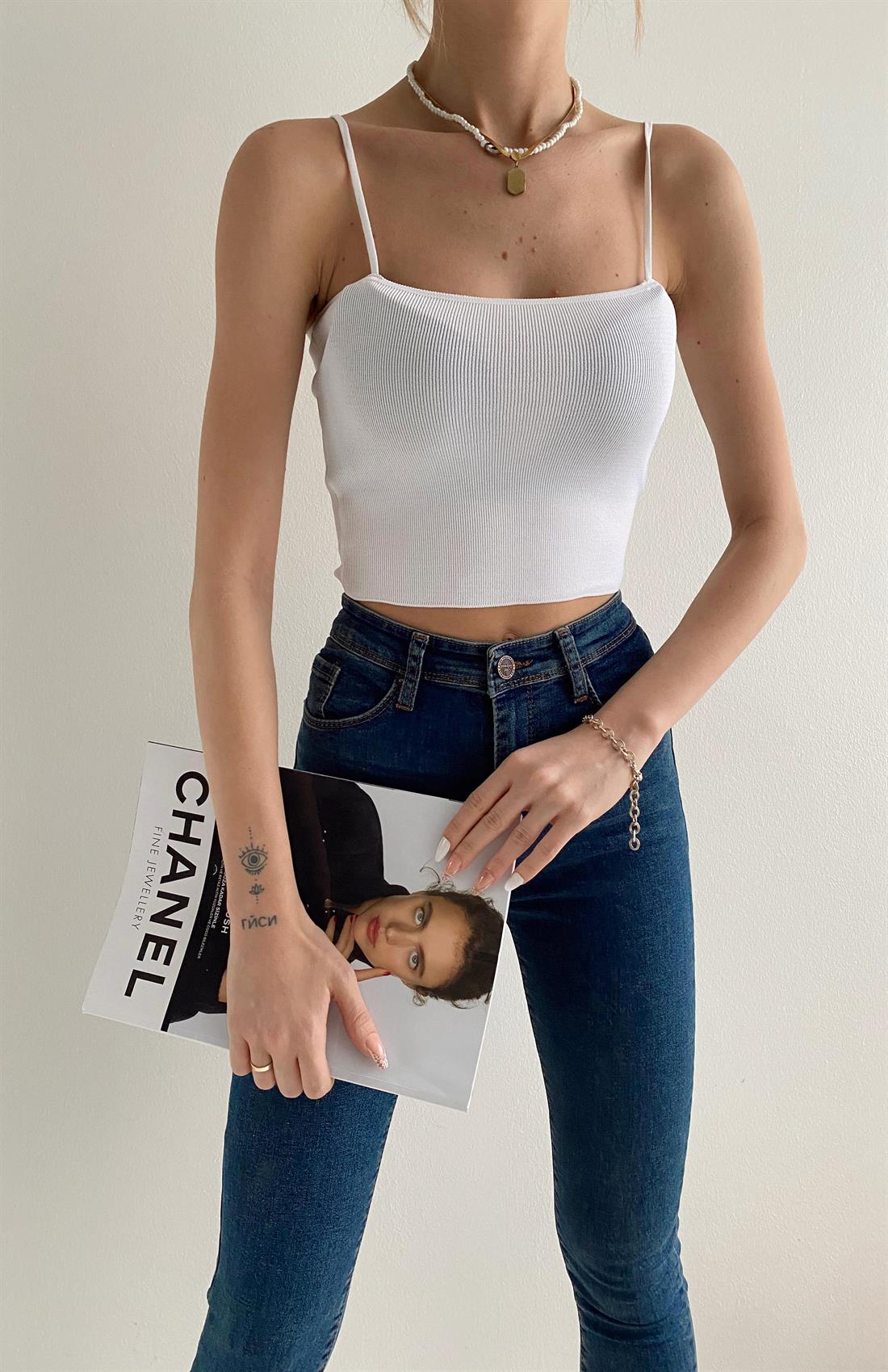 İp Askılı Atlet BEYAZ