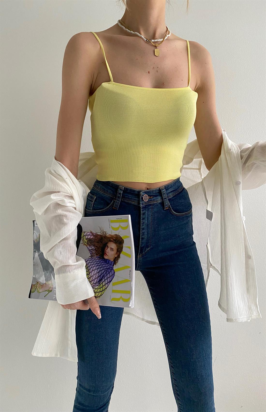 İp Askılı Atlet SARI