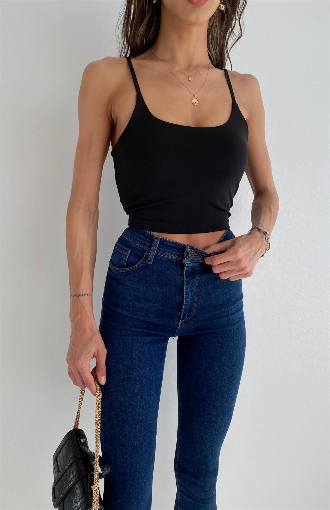 Kalın Askılı Atlet SİYAH