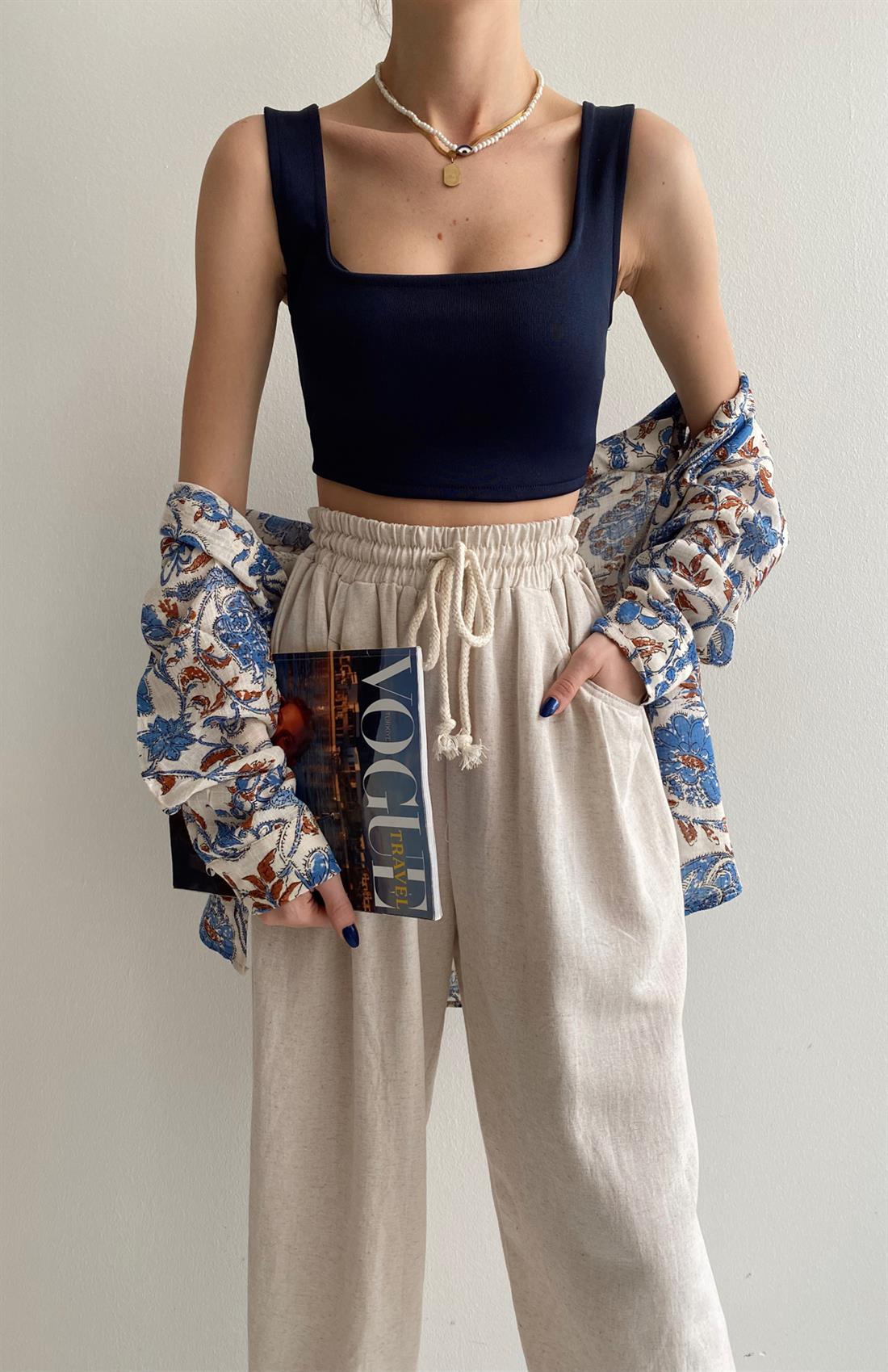 Örme Atlet LACİVERT