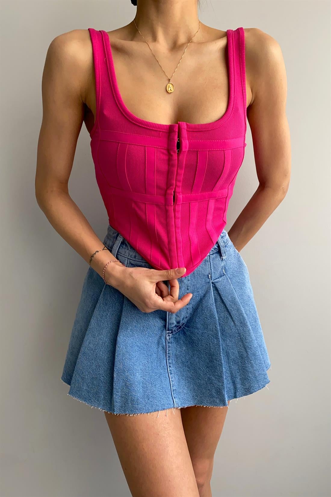 Korse Top Bluz FUŞYA