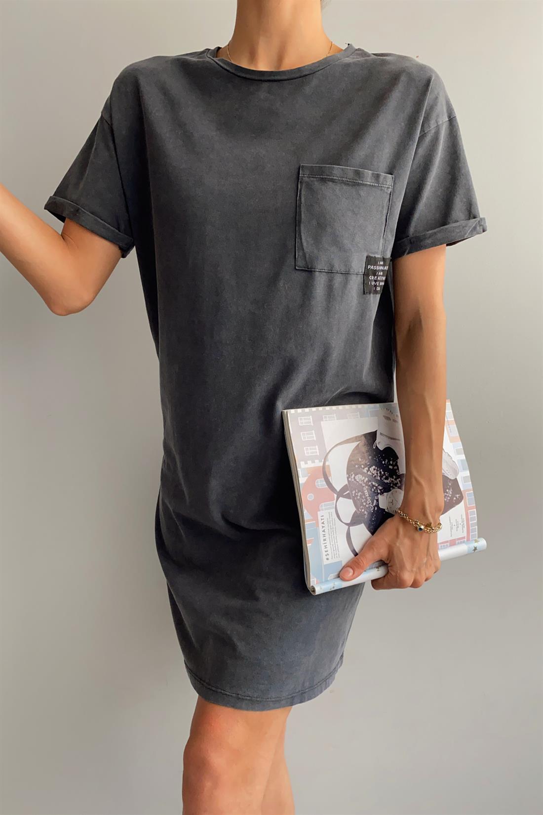 Penye Elbise ANTRASİT