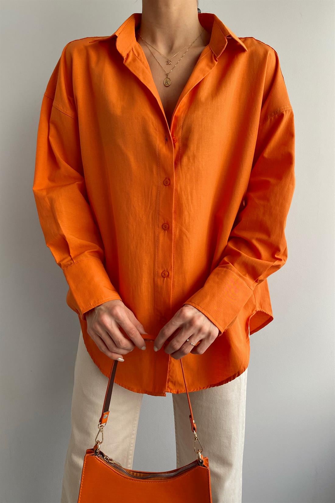 Basic Gömlek TURUNCU