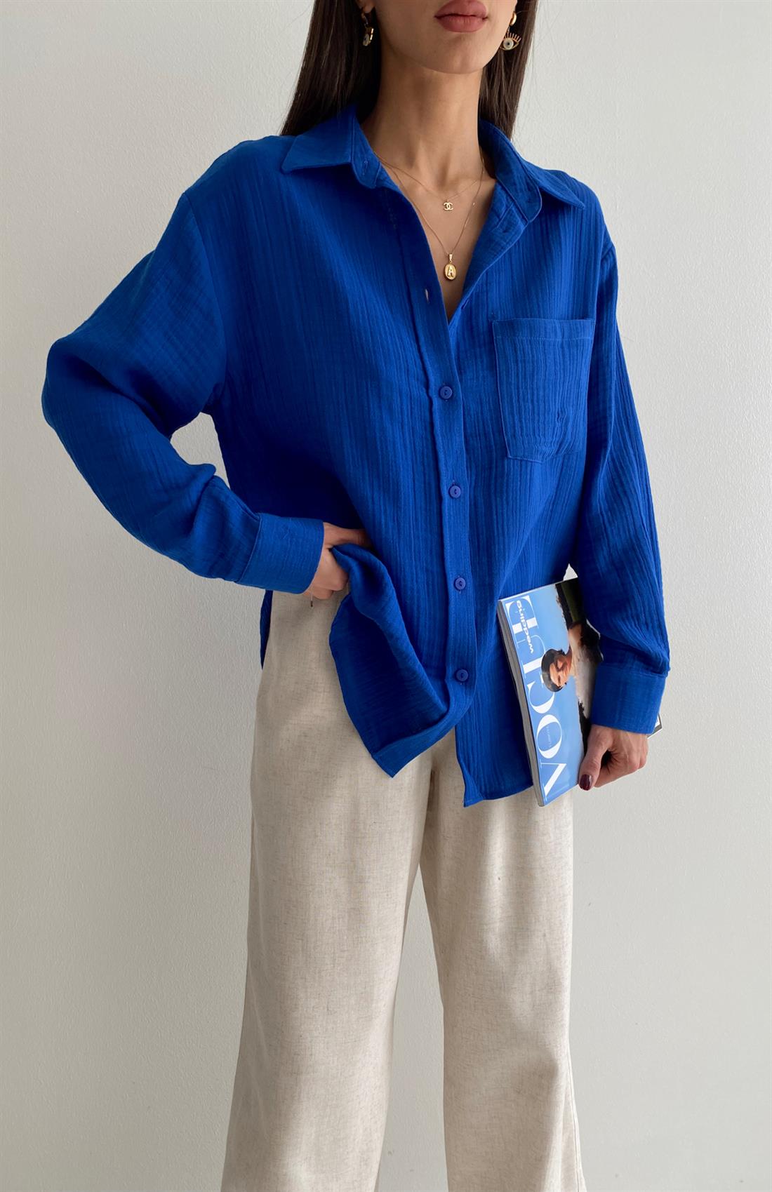 Muslin Salaş Gömlek SAKS