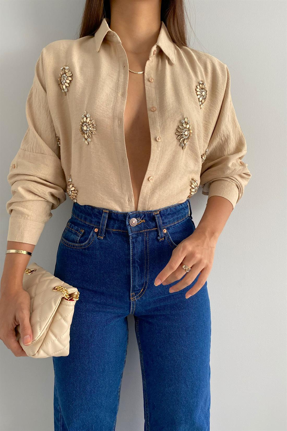 Salda Taş Airobin Oversize CAMEL