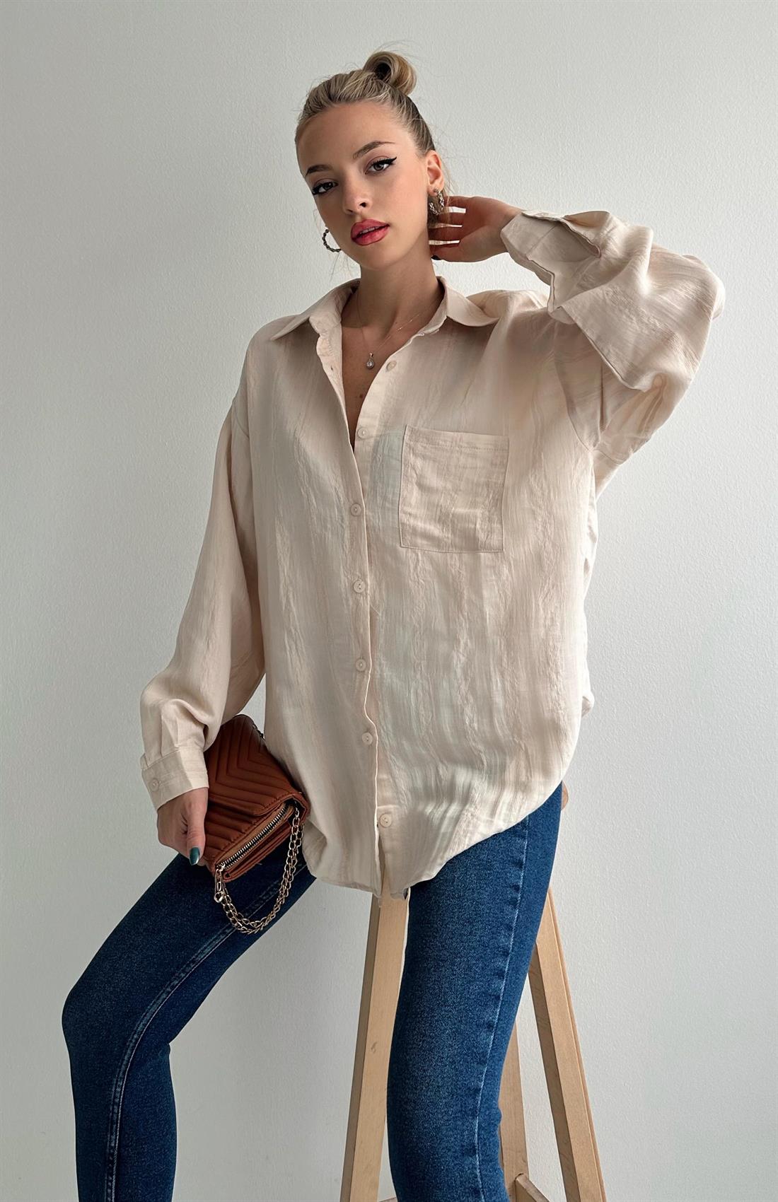 Tek Cepli Gömlek TAŞ