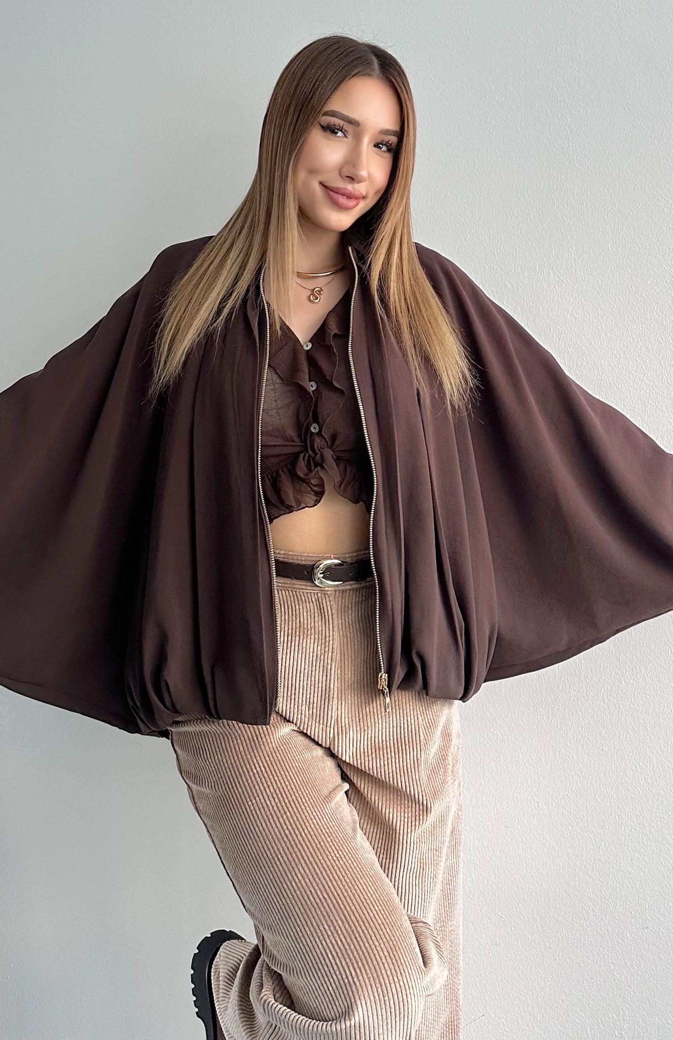 Yarasa Panço Gömlek KAHVERENGİ