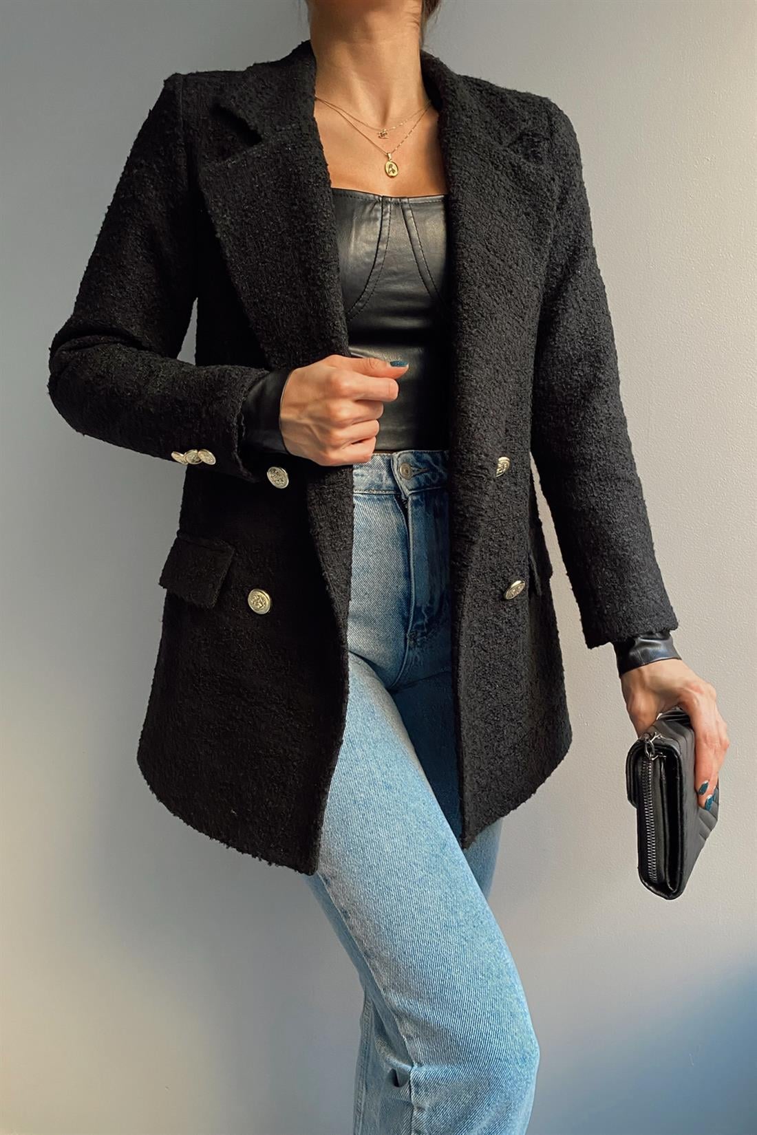 Blazer Ceket SİYAH