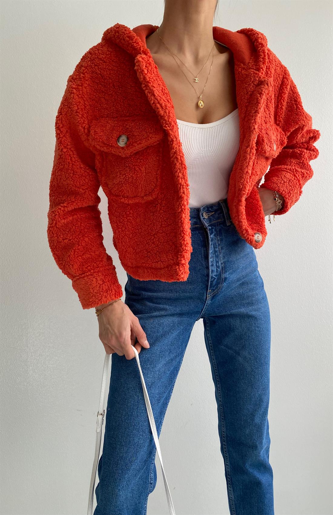 2 Cepli Peluş Moınt ORANCE