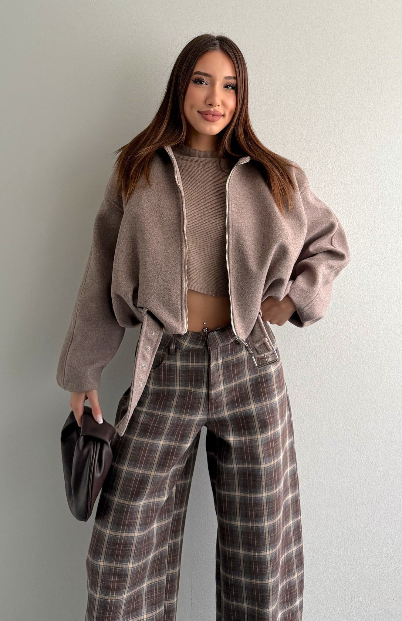 Bomber Kaşe Mont BEJ