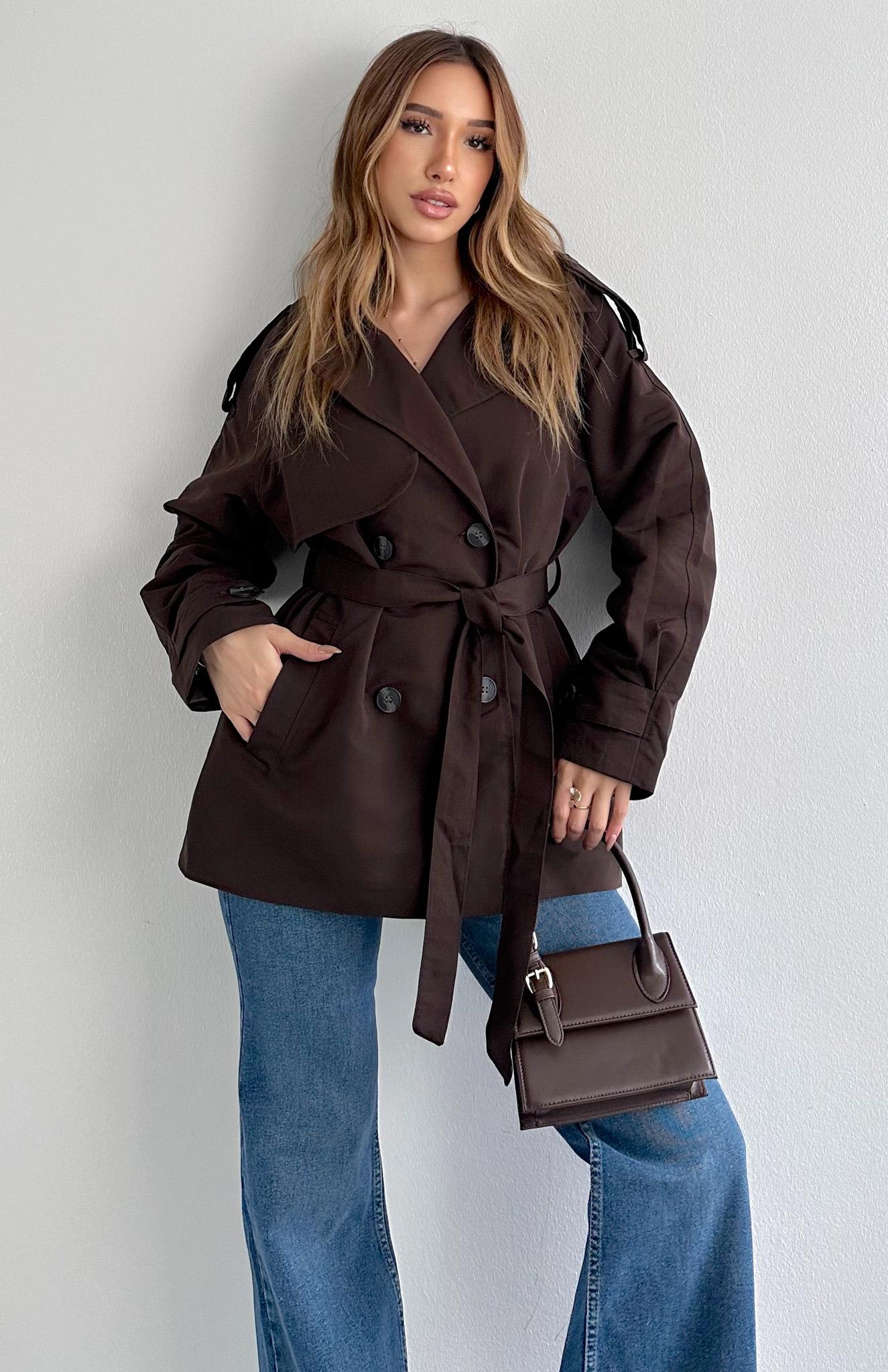 Kuşak Kemerli Trençkot KAHVERENGİ