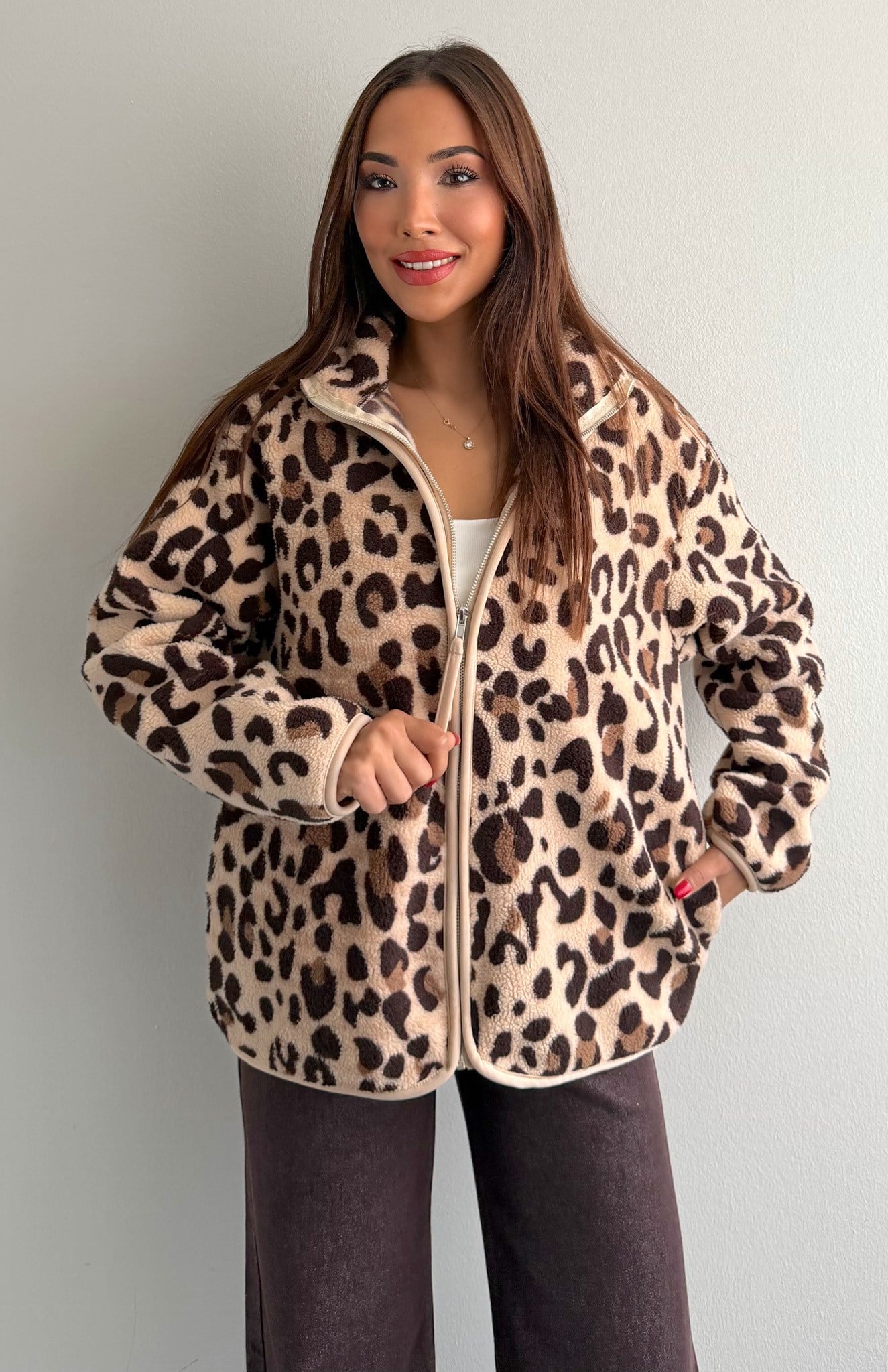 Leopar Desen  Polar Mont BEJ
