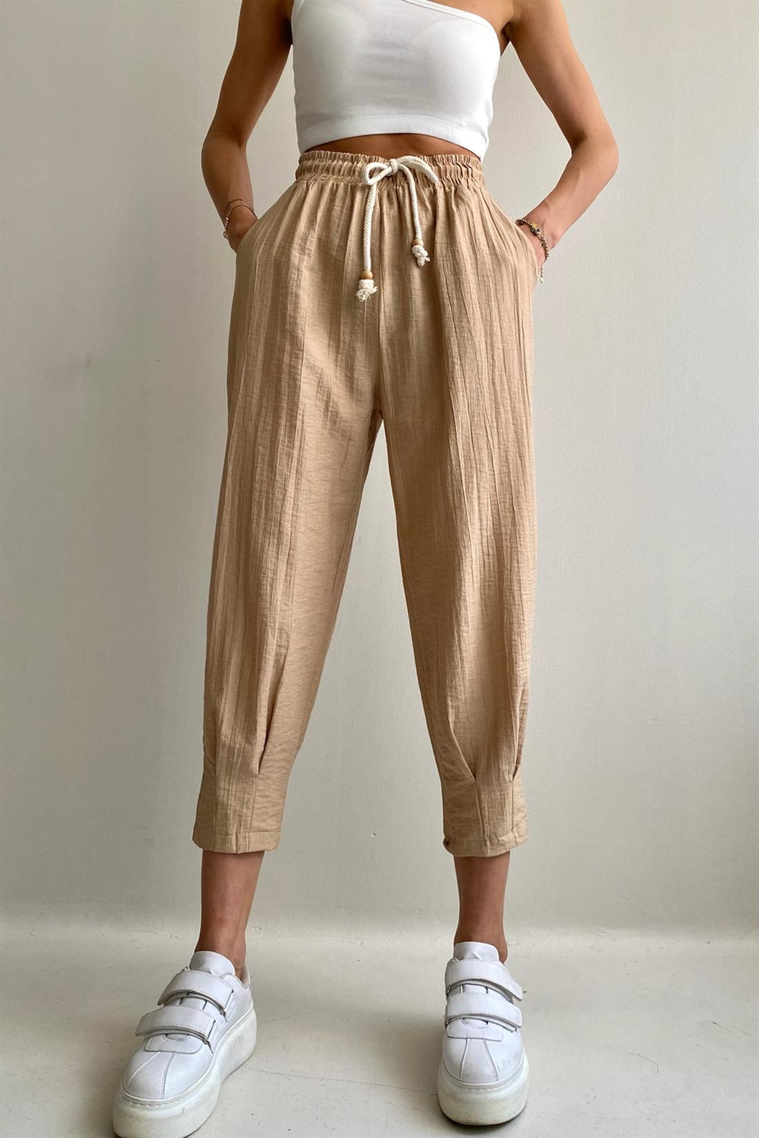 Paça Pilili Pantolon CAMEL