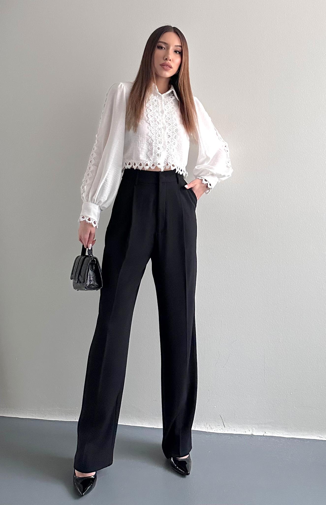 Yüksek Bel Pantolon SİYAH