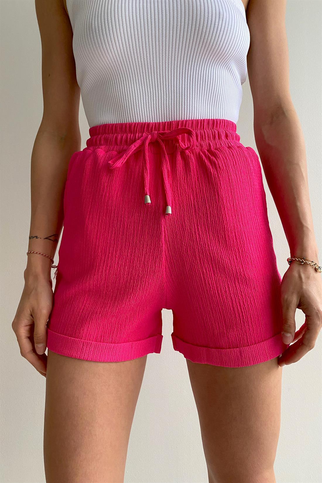 Bürümcük Şort FUŞYA