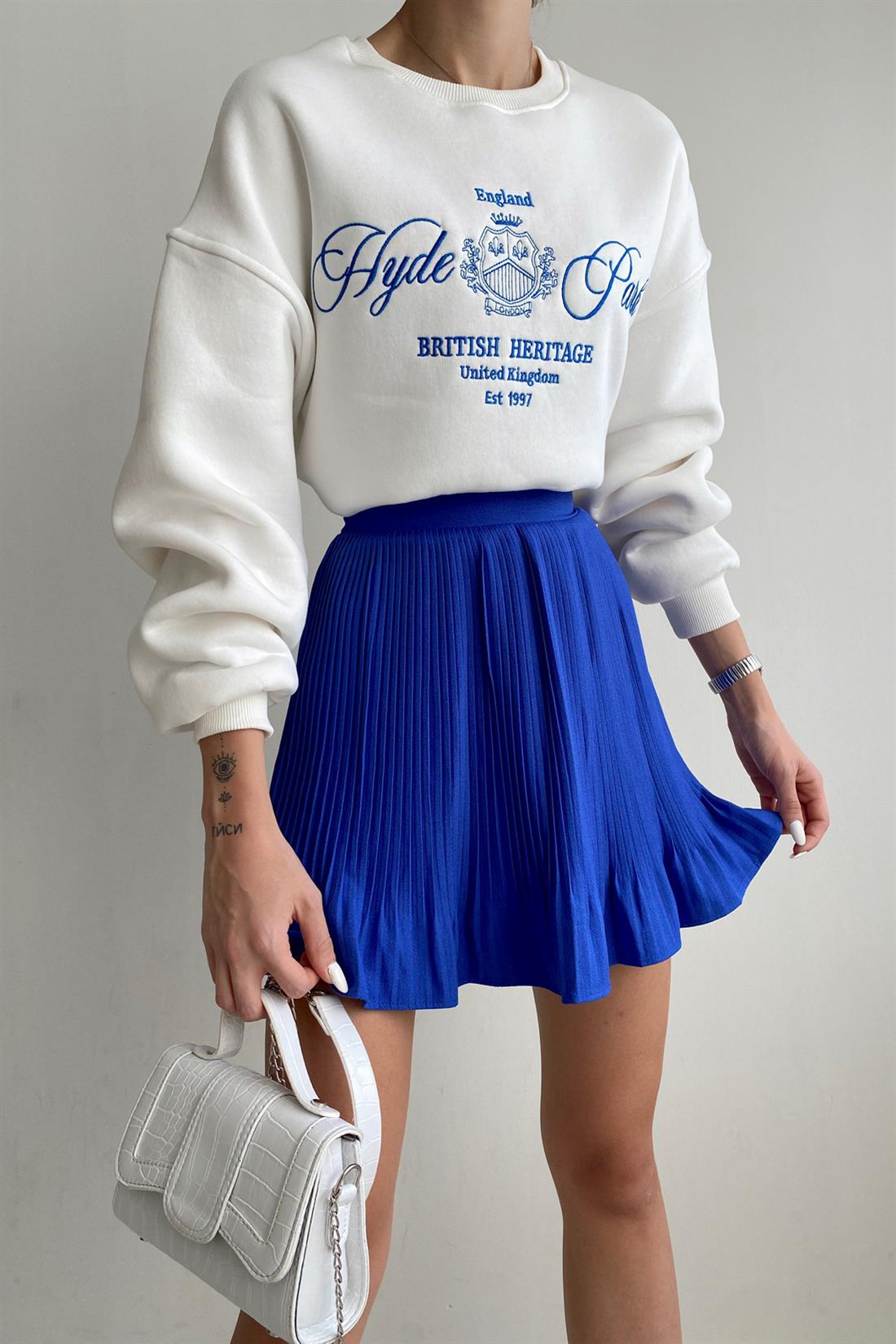 Hyde Park Sweatshırt EKRU