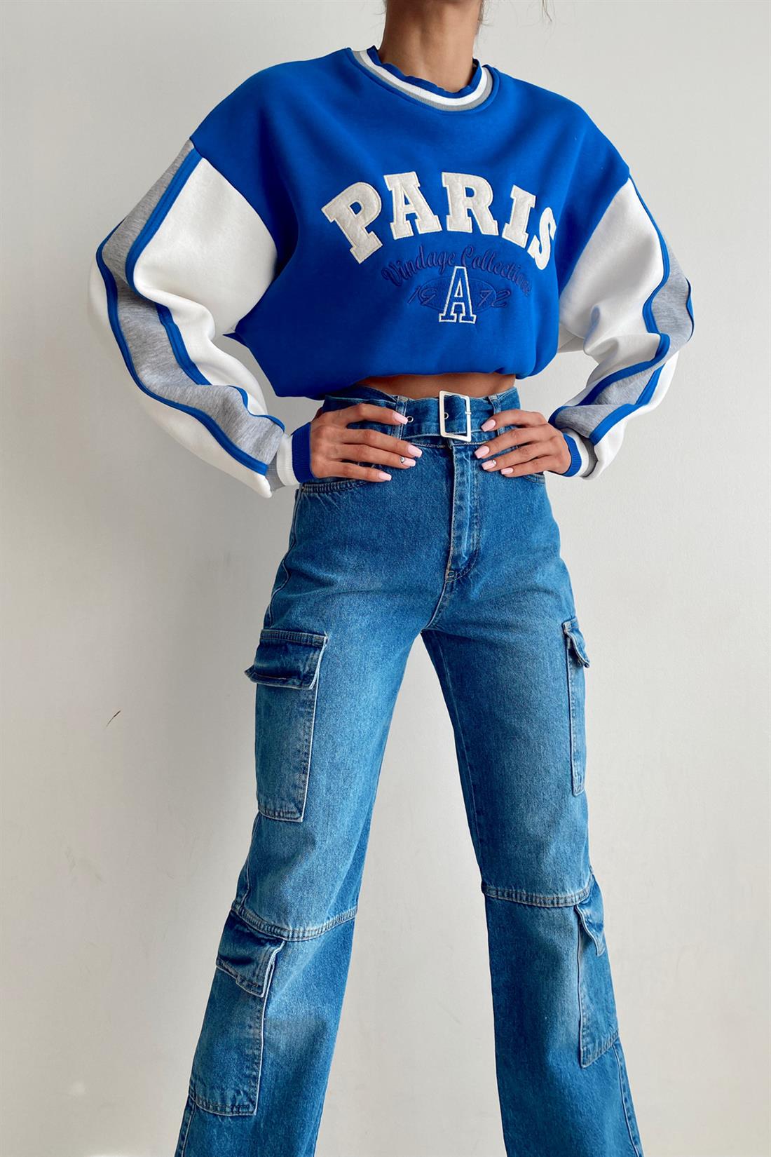 Paris Nakişlı Sweat SAKS