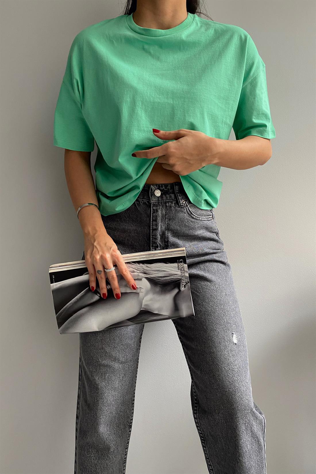 Basic Tshırt A.YEŞİL