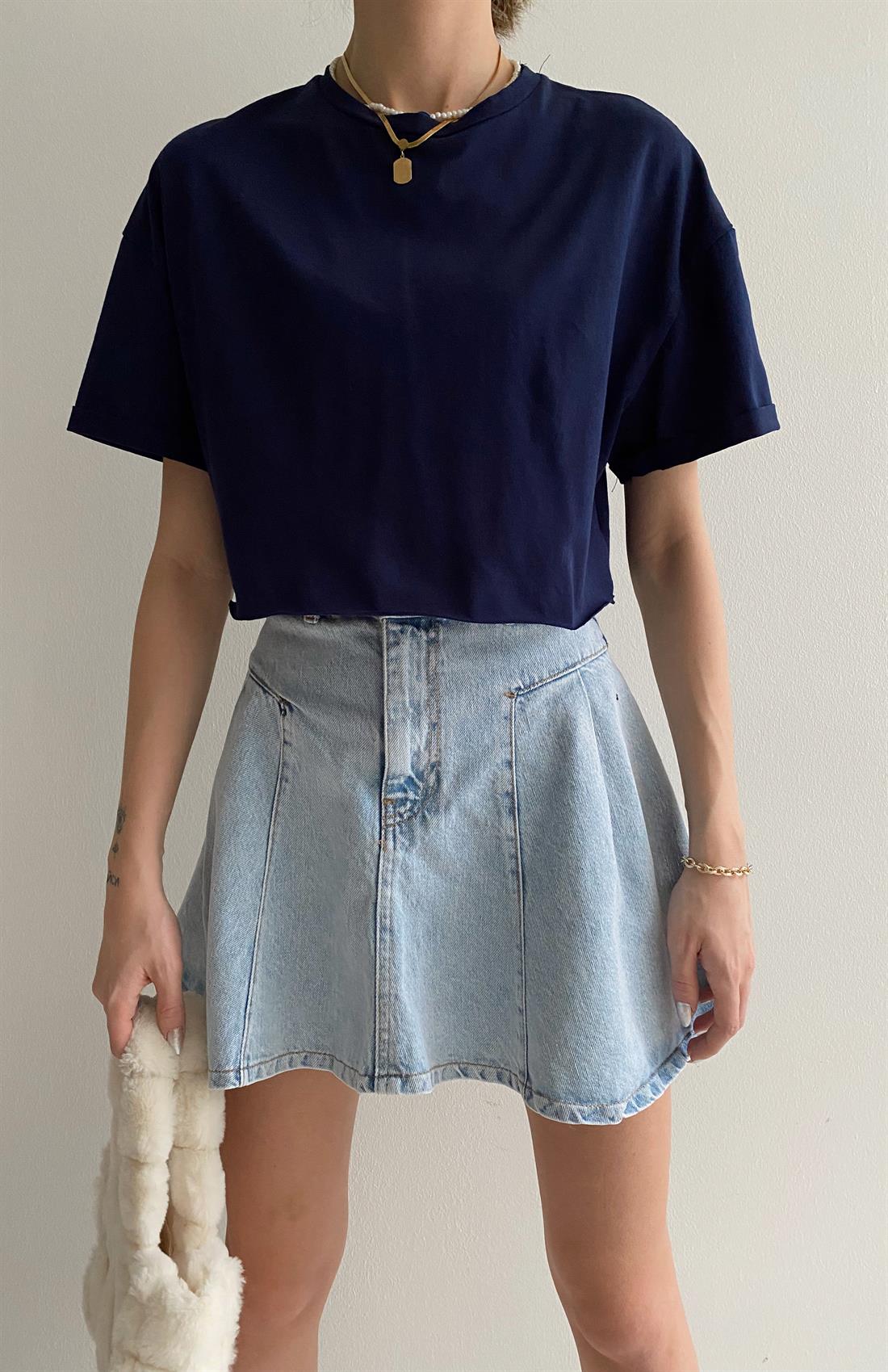 Basıc Tshırt LACİVERT