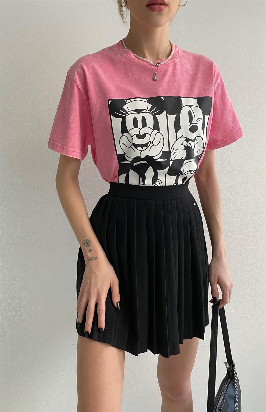 Karakter Baskılı Tshırt PEMBE
