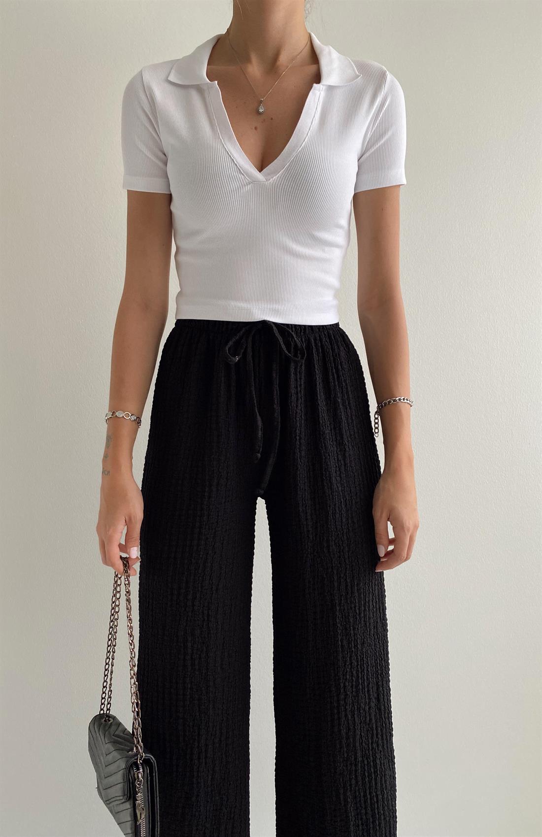 Polo Yaka Tshırt BEYAZ