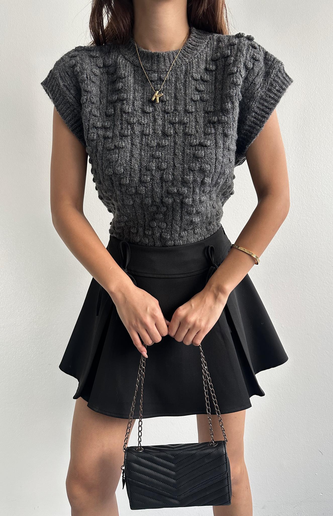 Ponponlu Süveter ANTRASİT