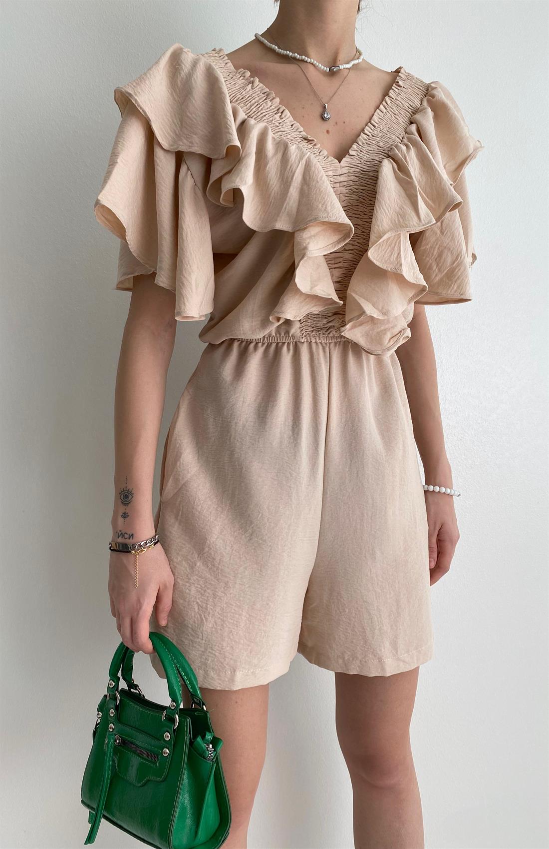 Fırfırlı Tulum TAŞ